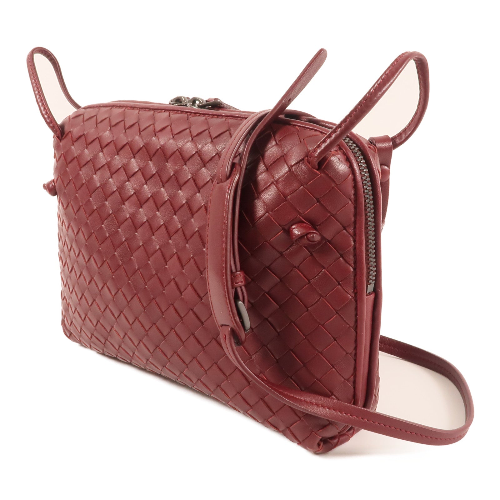 BOTTEGA VENETA 羊皮皮革Shoulder Bag銀扣肩背袋
