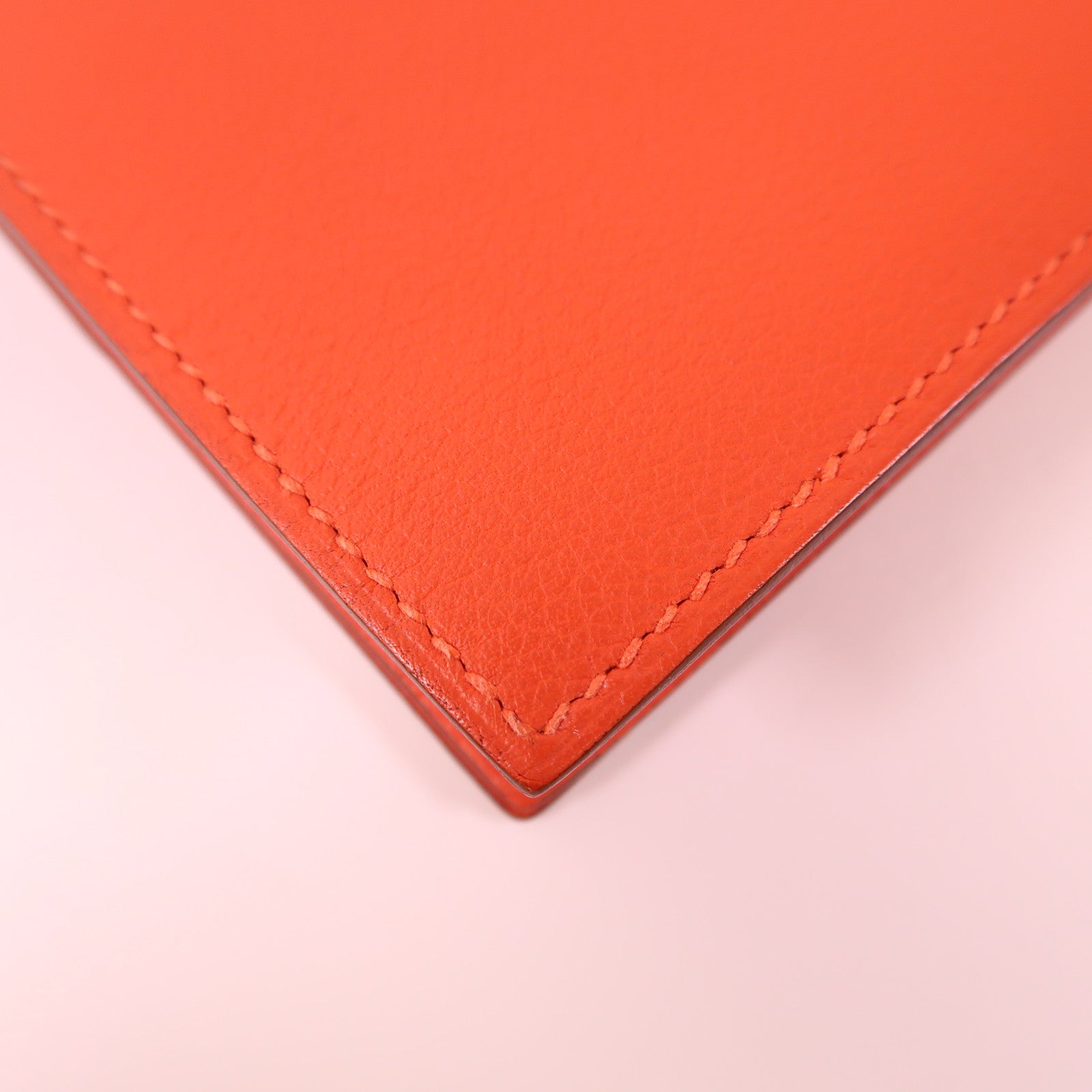HERMES Evercolor皮革Pochette Multiplis手拿包Capucine