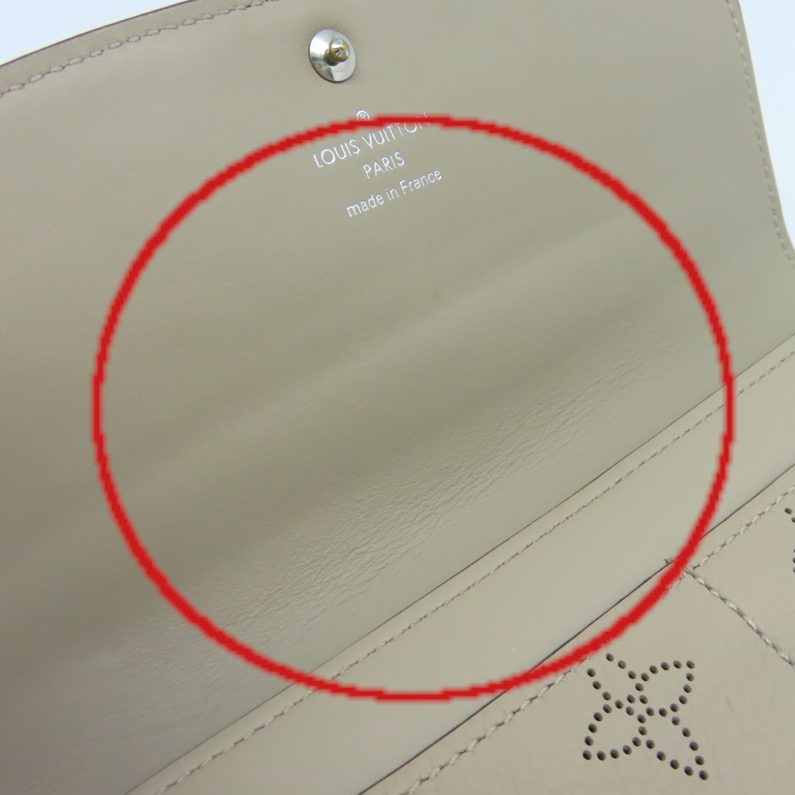 LOUIS VUITTON 【激減優惠】Mahina Portefeuille Iris Long Wallet長錢包杏色