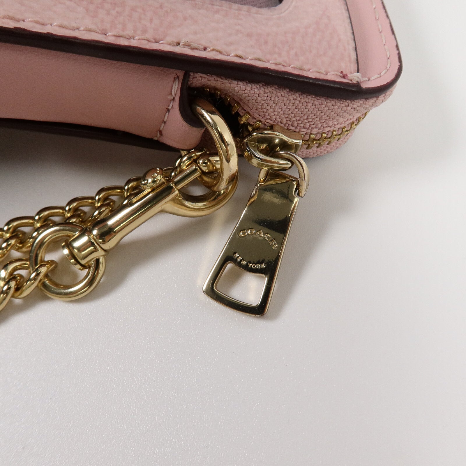 COACH 塗層帆布Zip Card Case卡片套