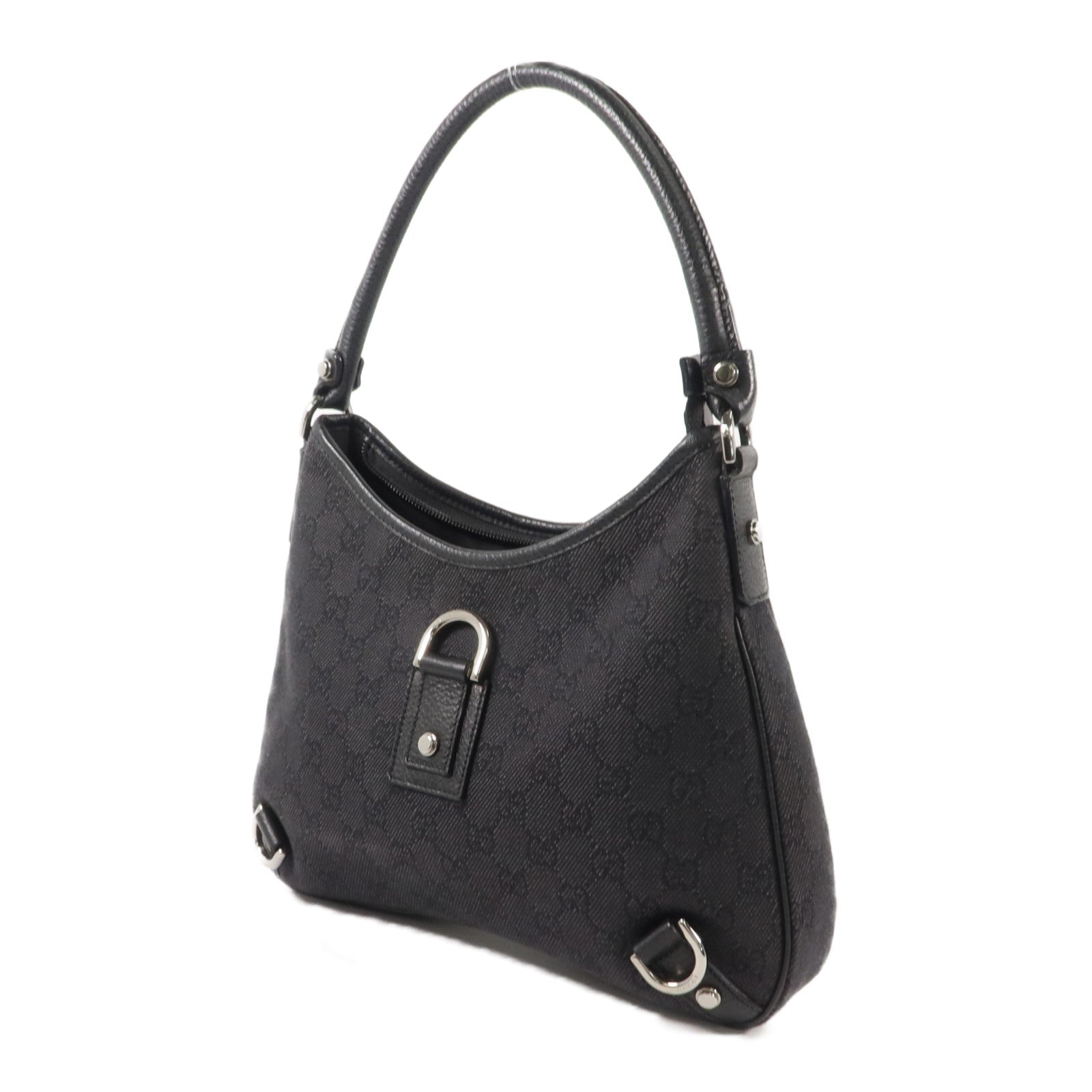 GUCCI 帆布Abbey GG肩背袋