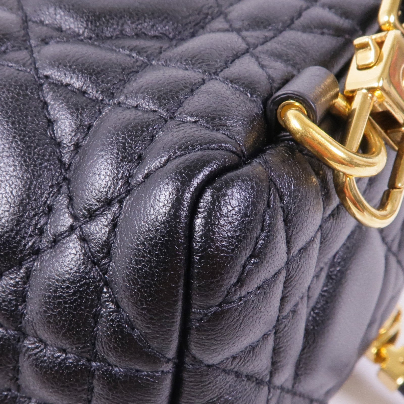 Dior 羊皮皮革Backpack金扣背包