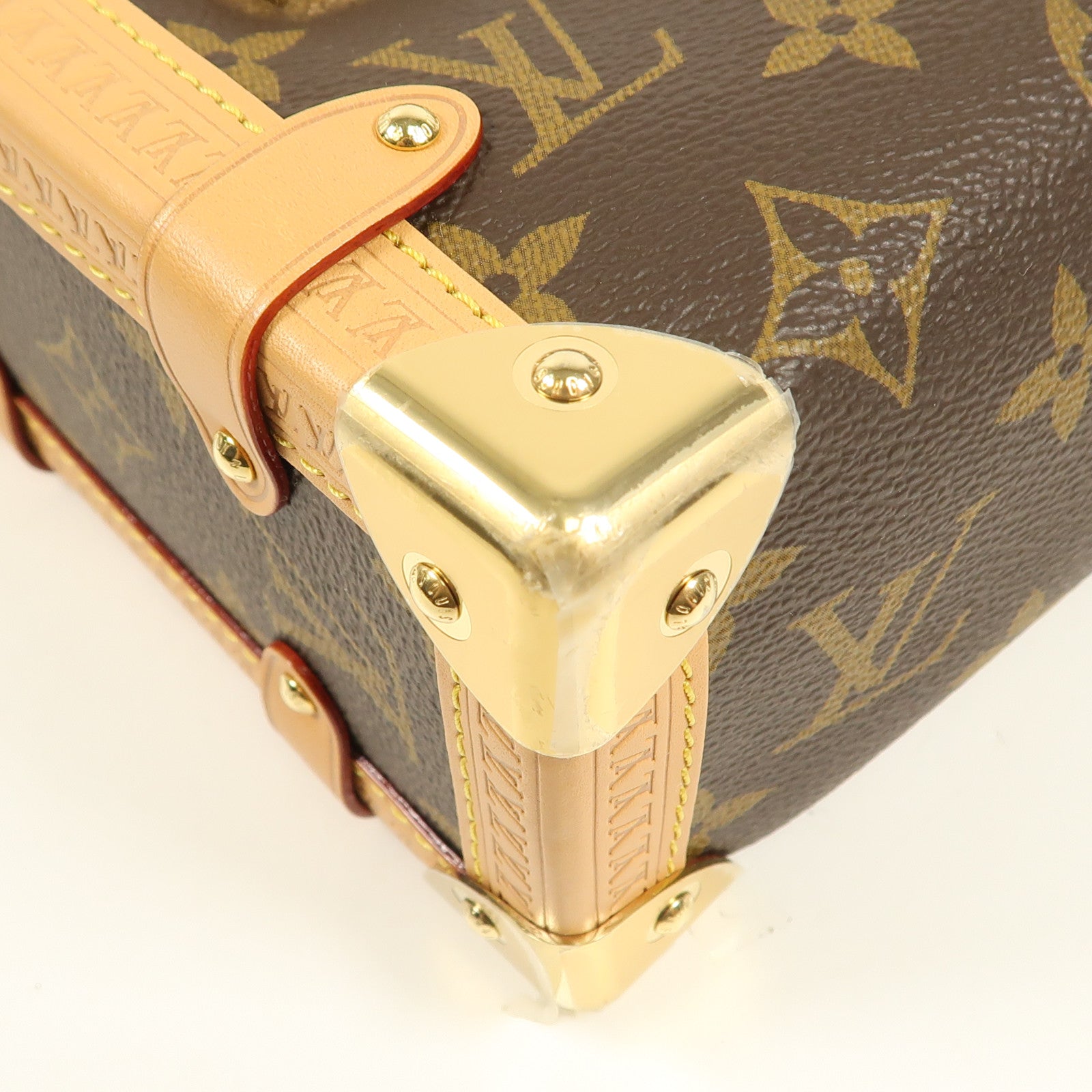 LOUIS VUITTON LV GHW Side Trunk 2way Shoulder Bag M46358 Monogram Brown