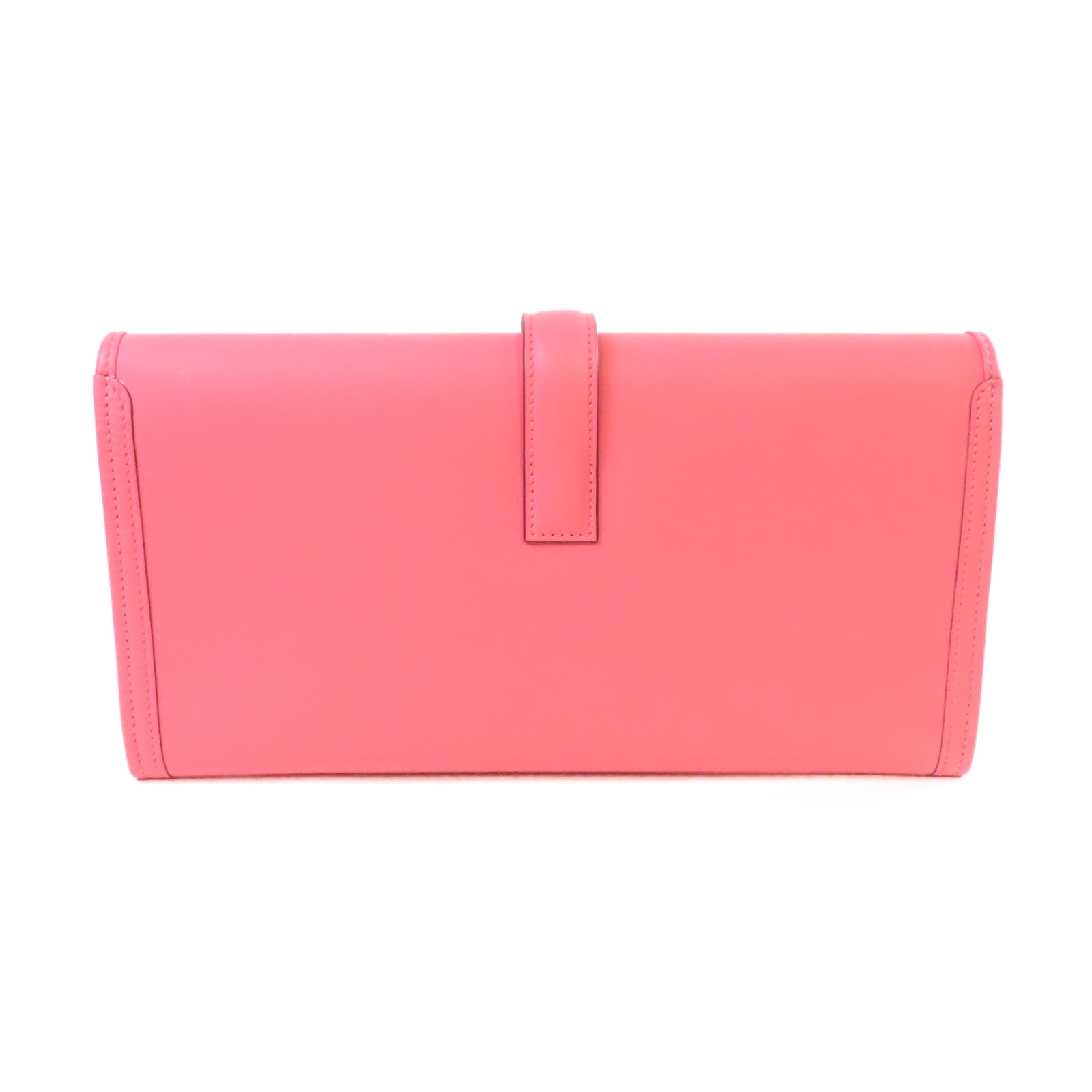 HERMES 【激減優惠】Swift皮革Jige Clutch手拿包Rose Confetti玫瑰糖果色