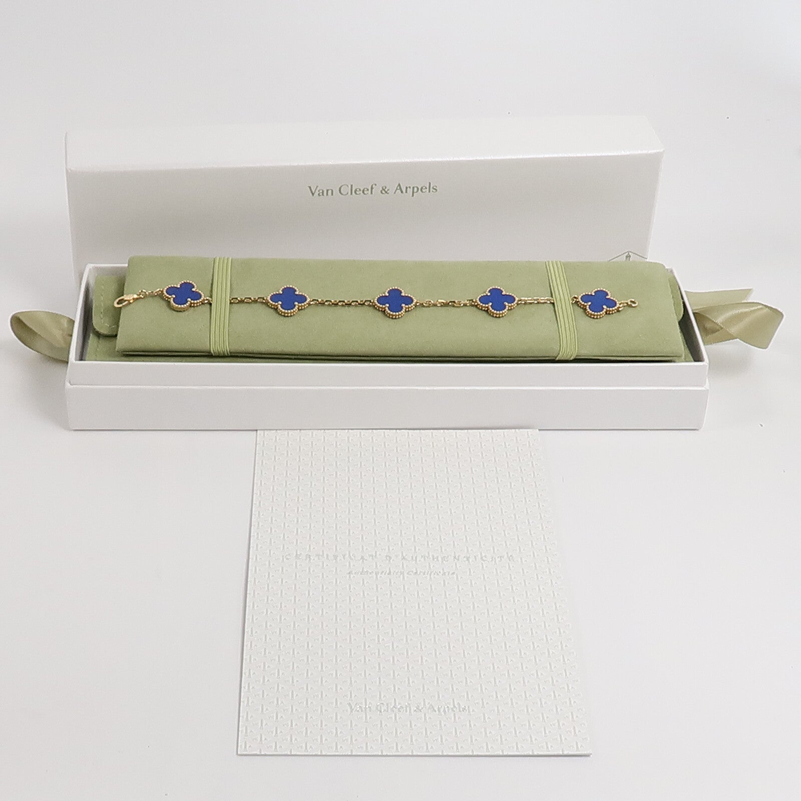 Van Cleef & Arpels 18K黃金Vintage Alhambra Bracelet手鏈