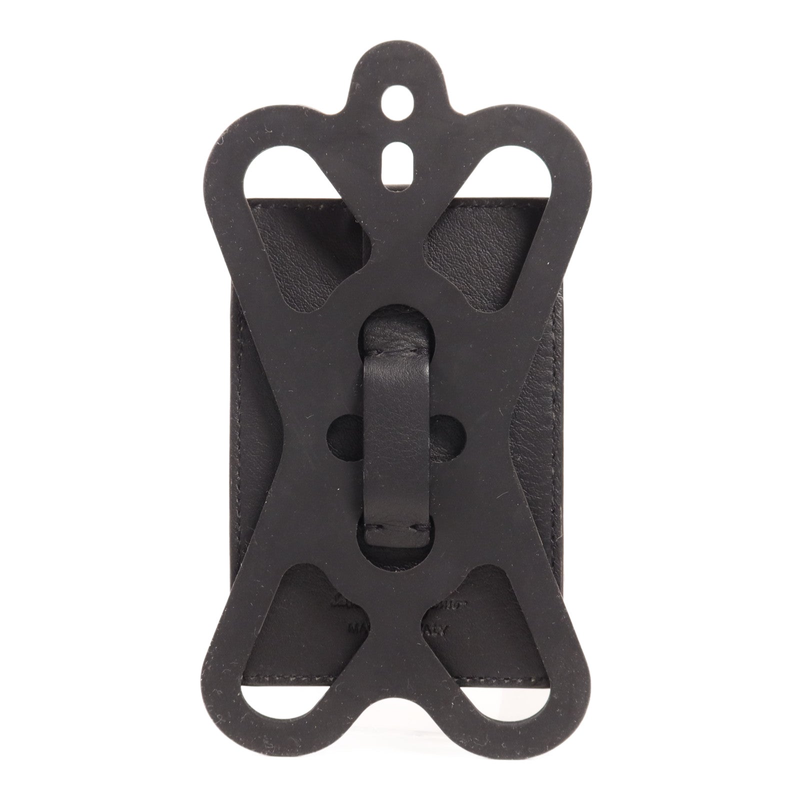 Salvatore Ferragamo 牛皮皮革Card Case銀扣卡片套