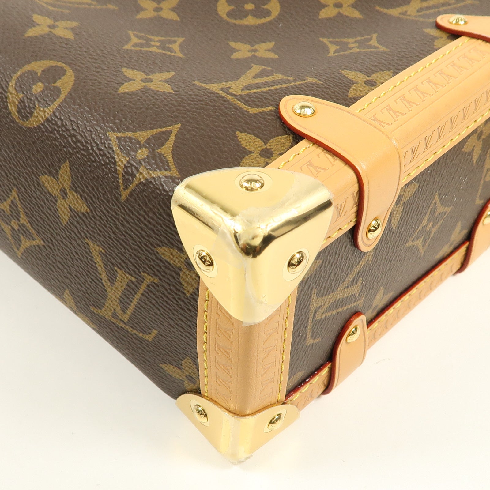 LOUIS VUITTON LV GHW Side Trunk 2way Shoulder Bag M46358 Monogram Brown