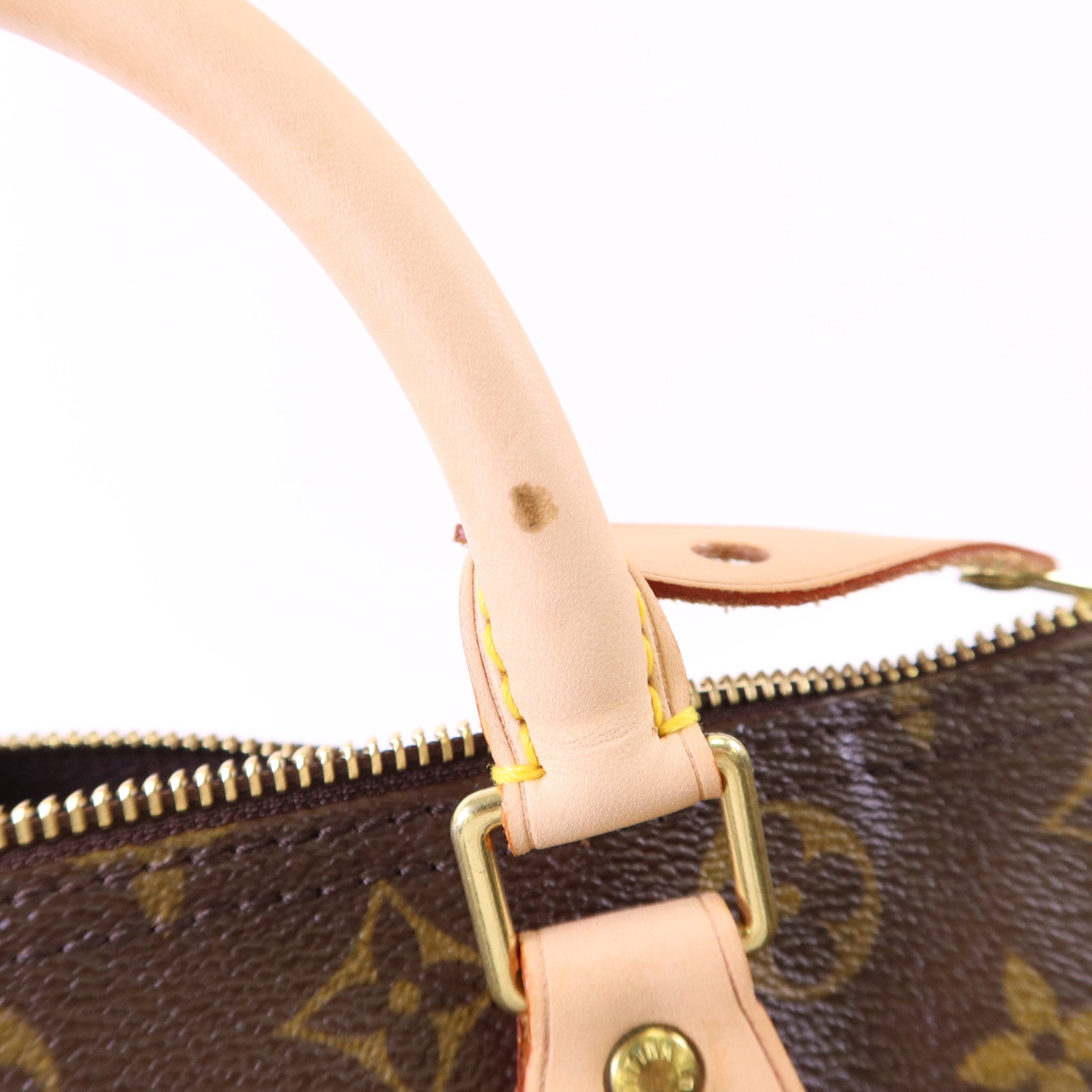 LOUIS VUITTON Monogram Speedy 30金扣手挽袋