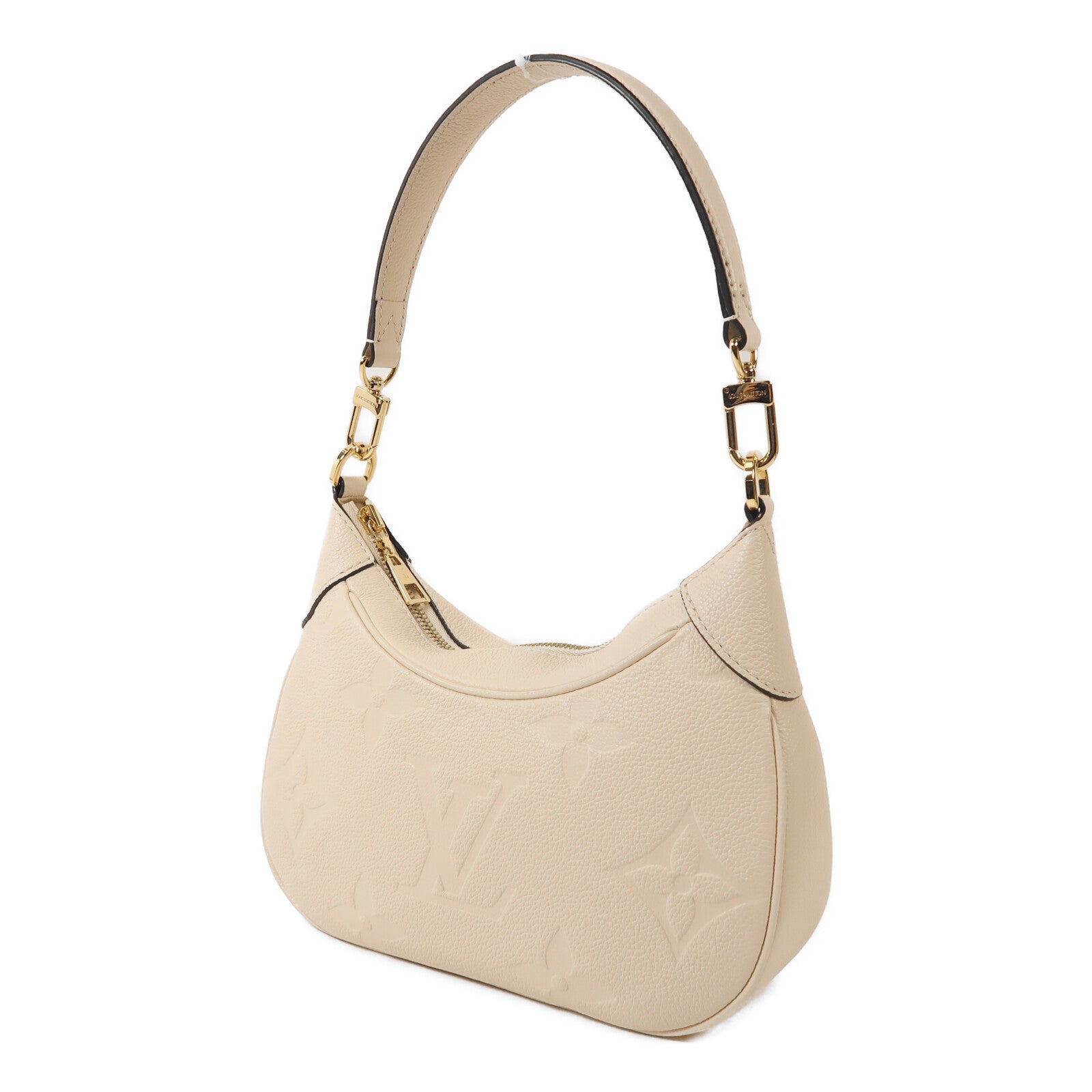 LOUIS VUITTON Monogram Empreinte Bagatelle MM金扣手挽肩背兩用袋