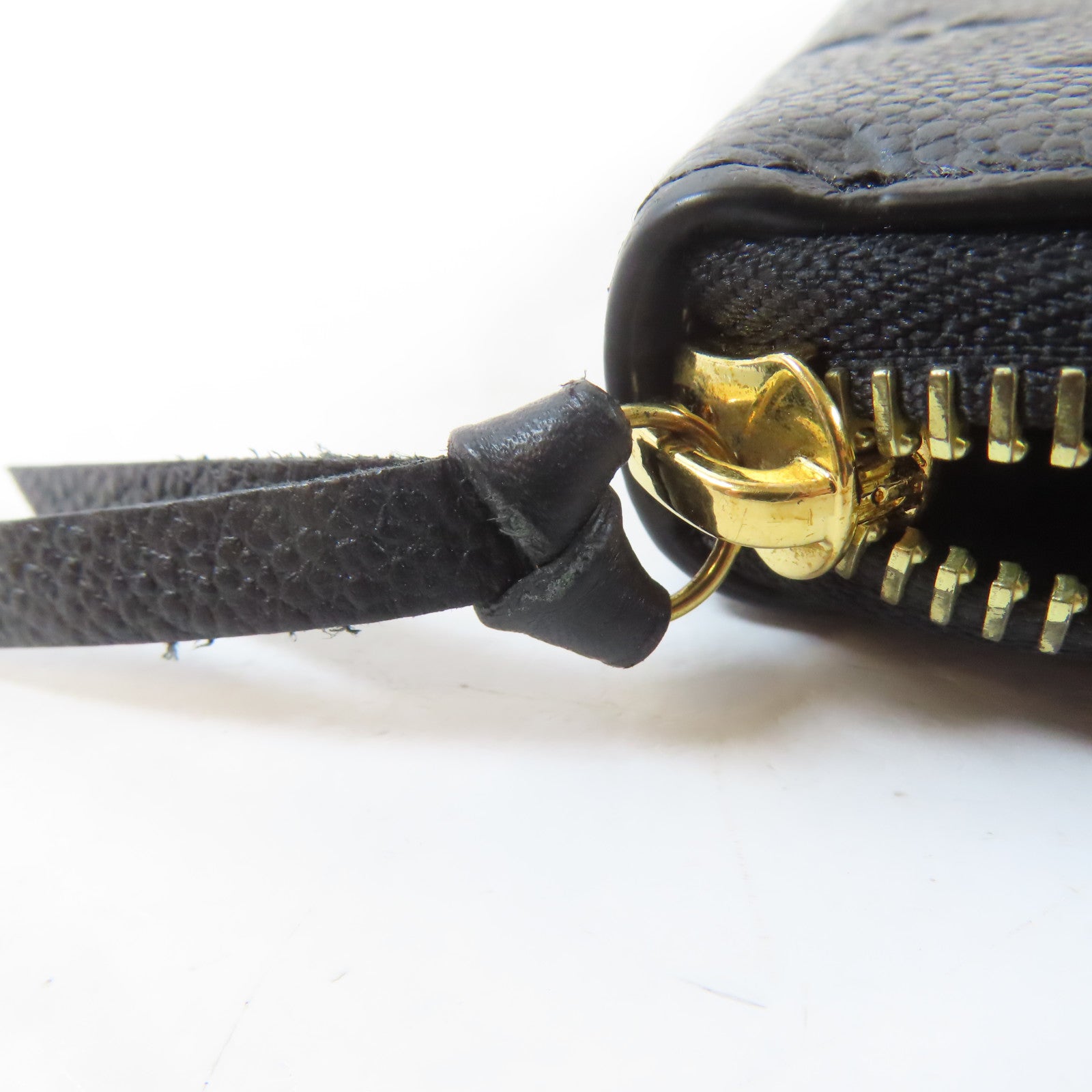 LOUIS VUITTON Monogram Empreinte Clemence Wallet金扣長錢包黑色