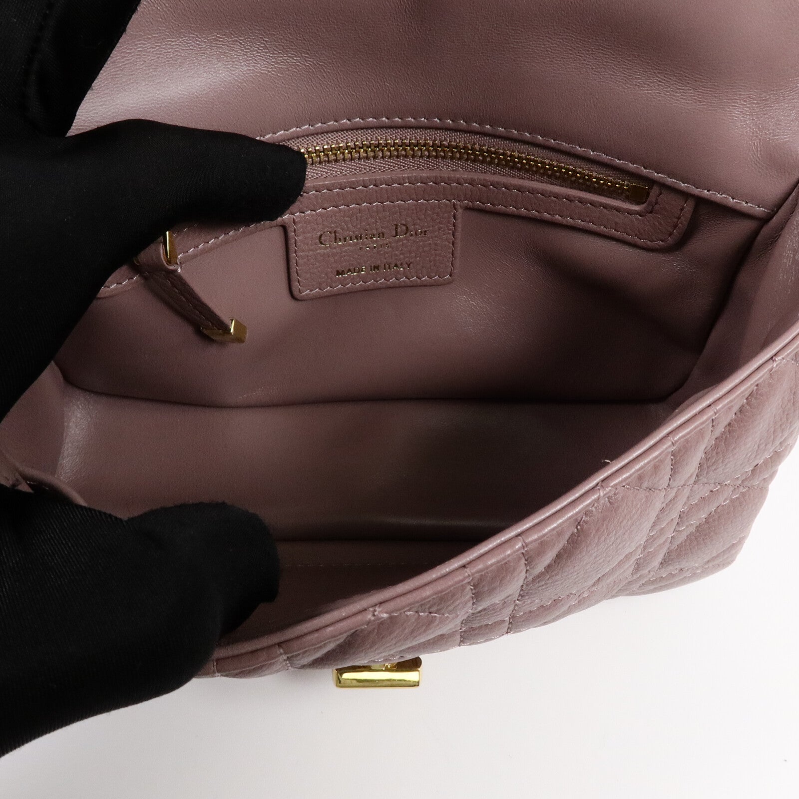 Dior 牛皮皮革Caro Small肩背袋
