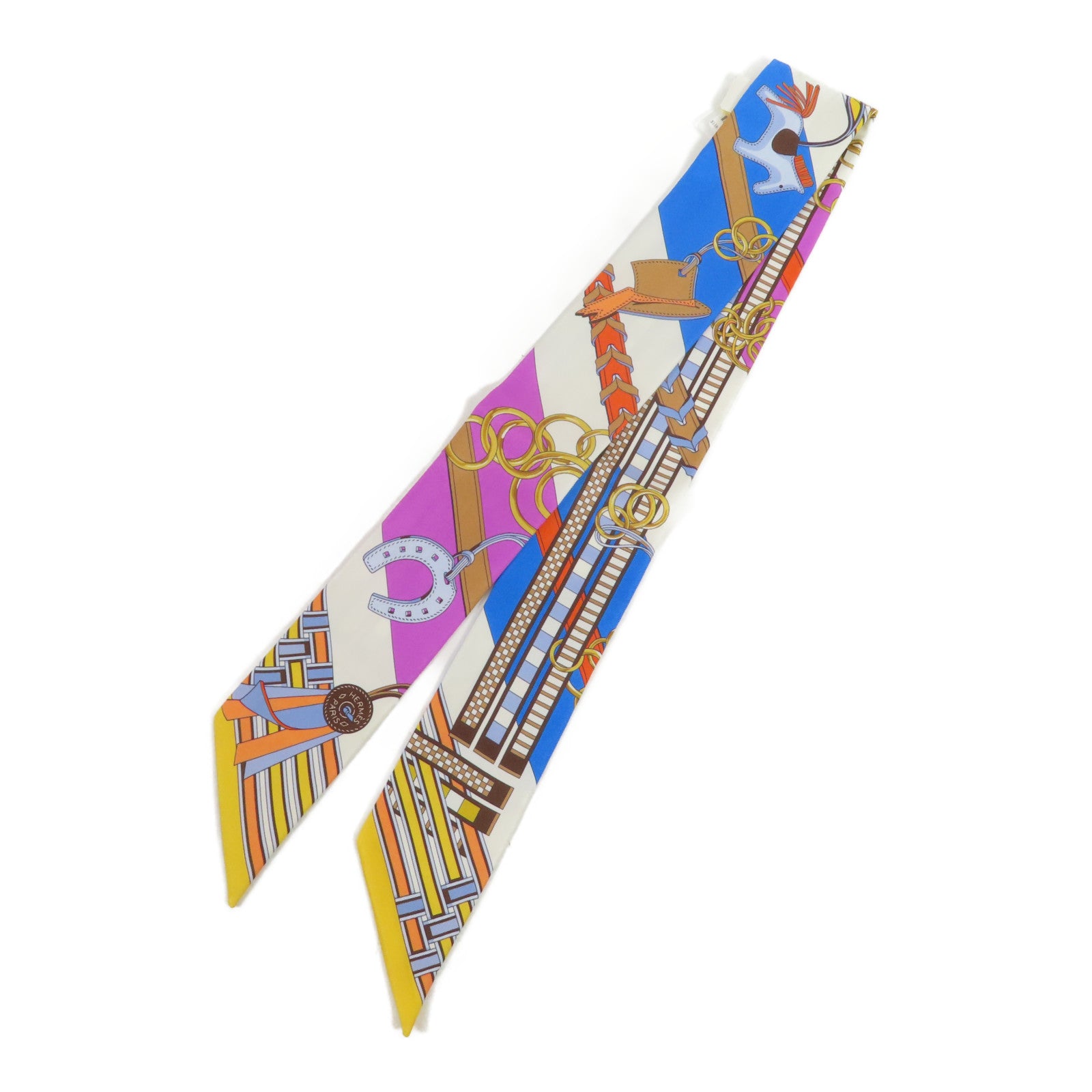 HERMES 絲質Twilly絲巾