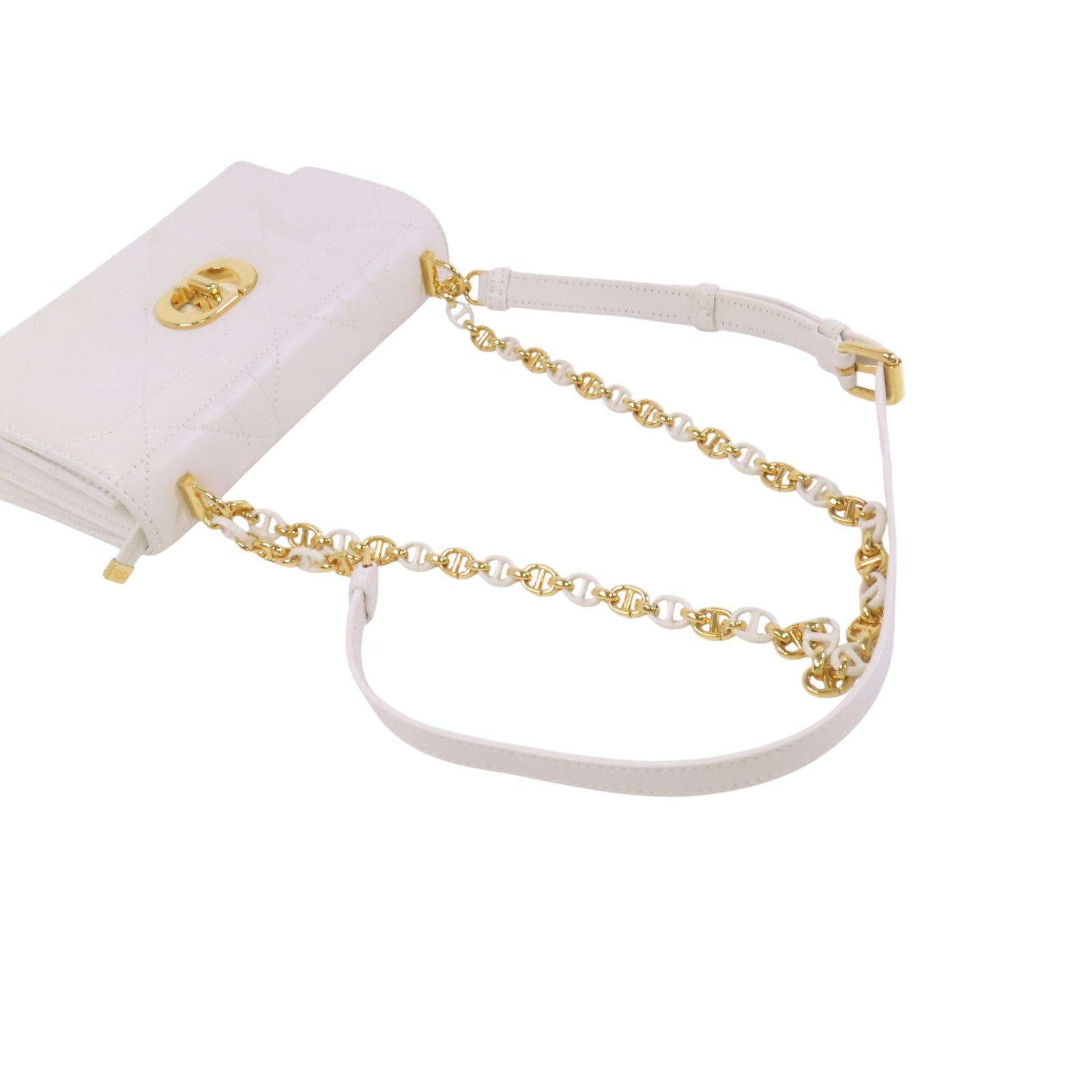 Dior 羊皮皮革Miss Caro金扣鏈帶肩背袋