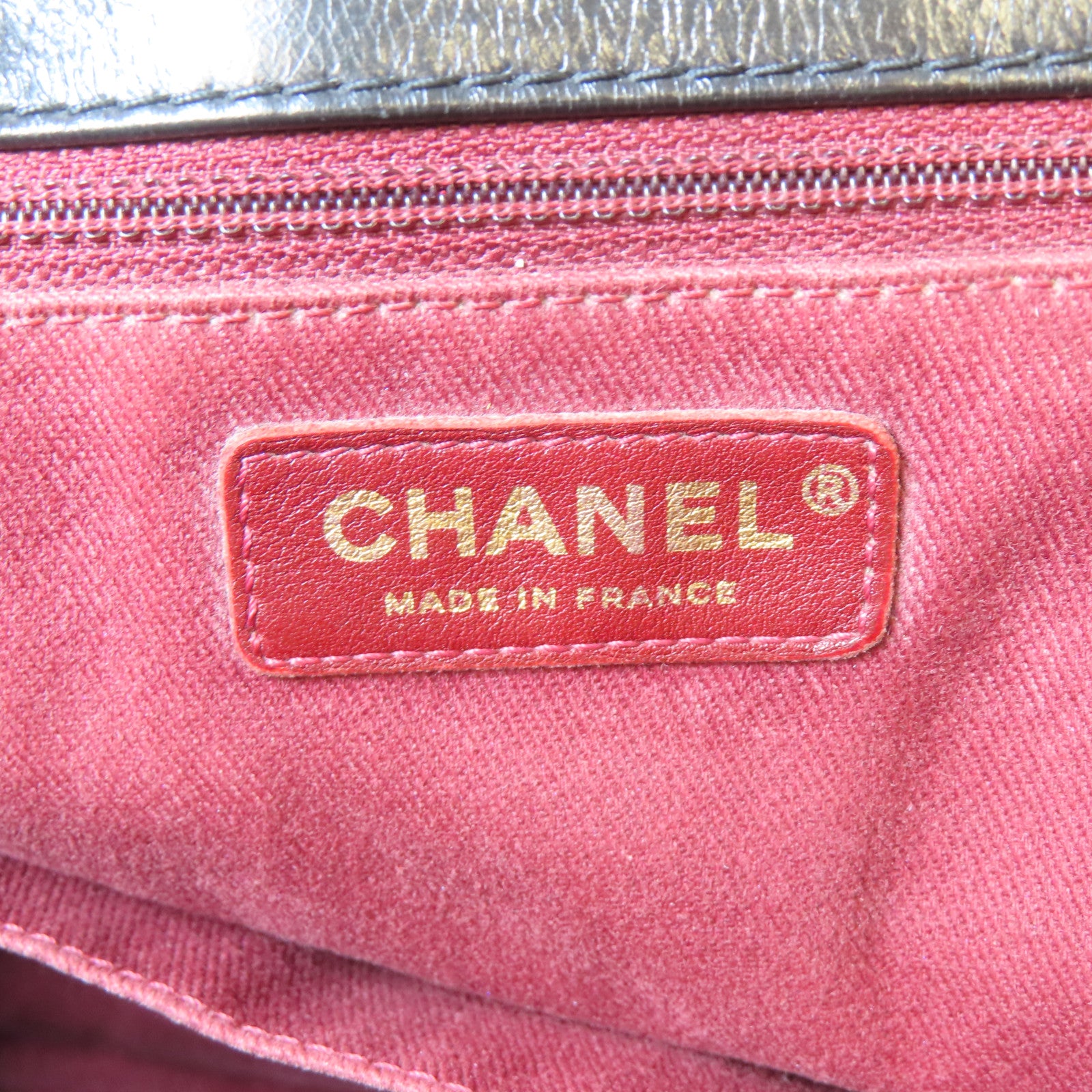 CHANEL 【激減優惠】菱格牛皮皮革Shoulder Bag金扣鏈帶肩背袋黑色