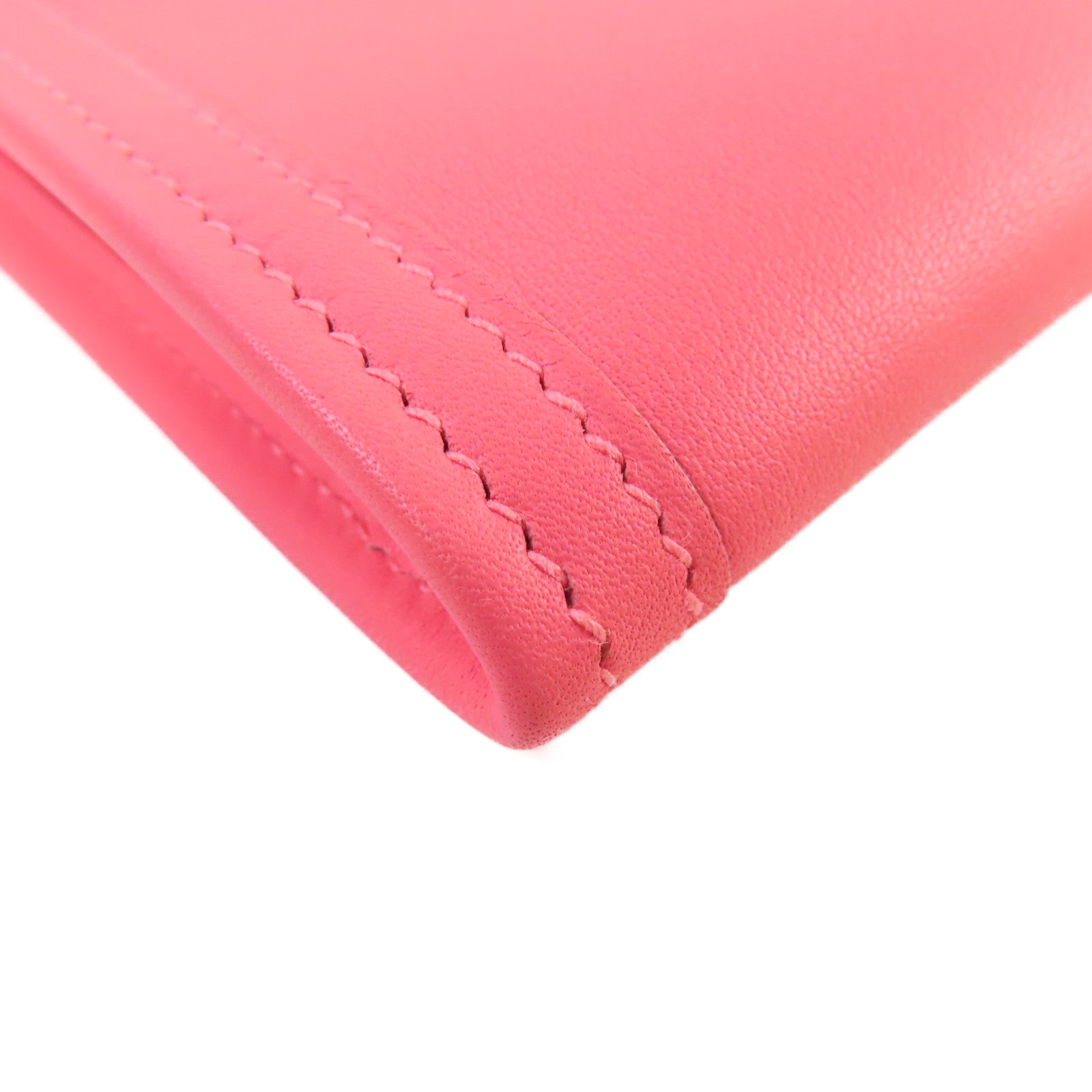 HERMES 【激減優惠】Swift皮革Jige Clutch手拿包Rose Confetti玫瑰糖果色