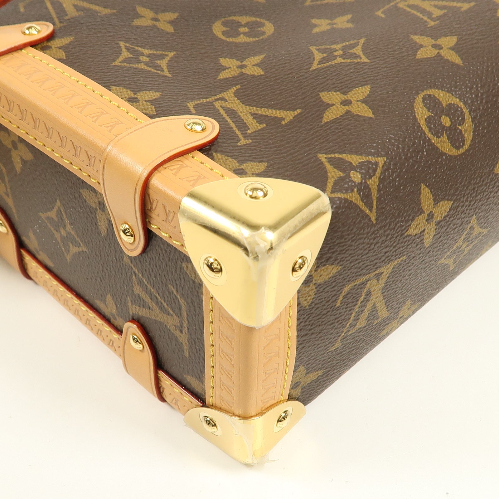 LOUIS VUITTON LV GHW Side Trunk 2way Shoulder Bag M46358 Monogram Brown