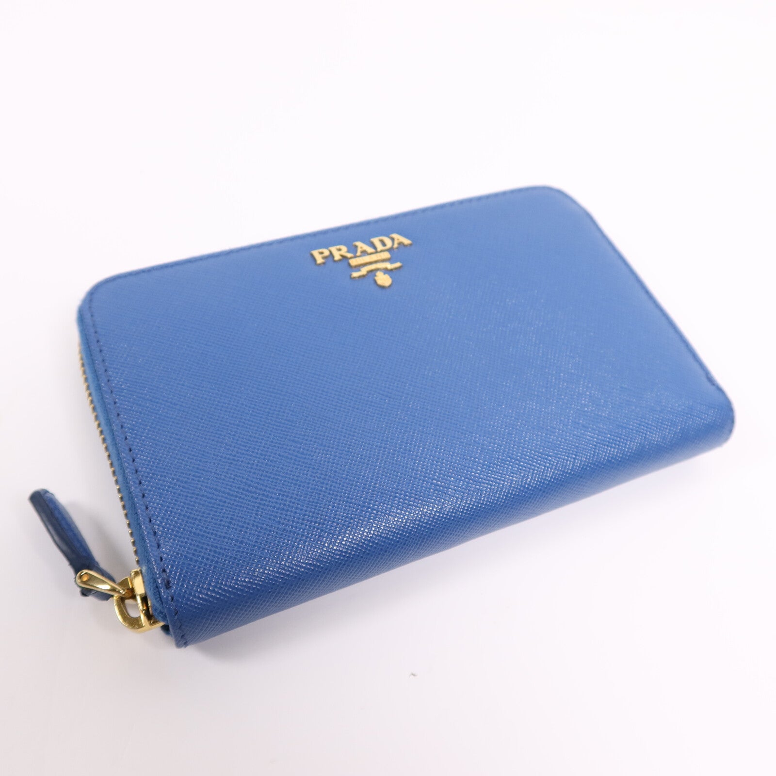 PRADA 牛皮皮革Wallet金扣長錢包