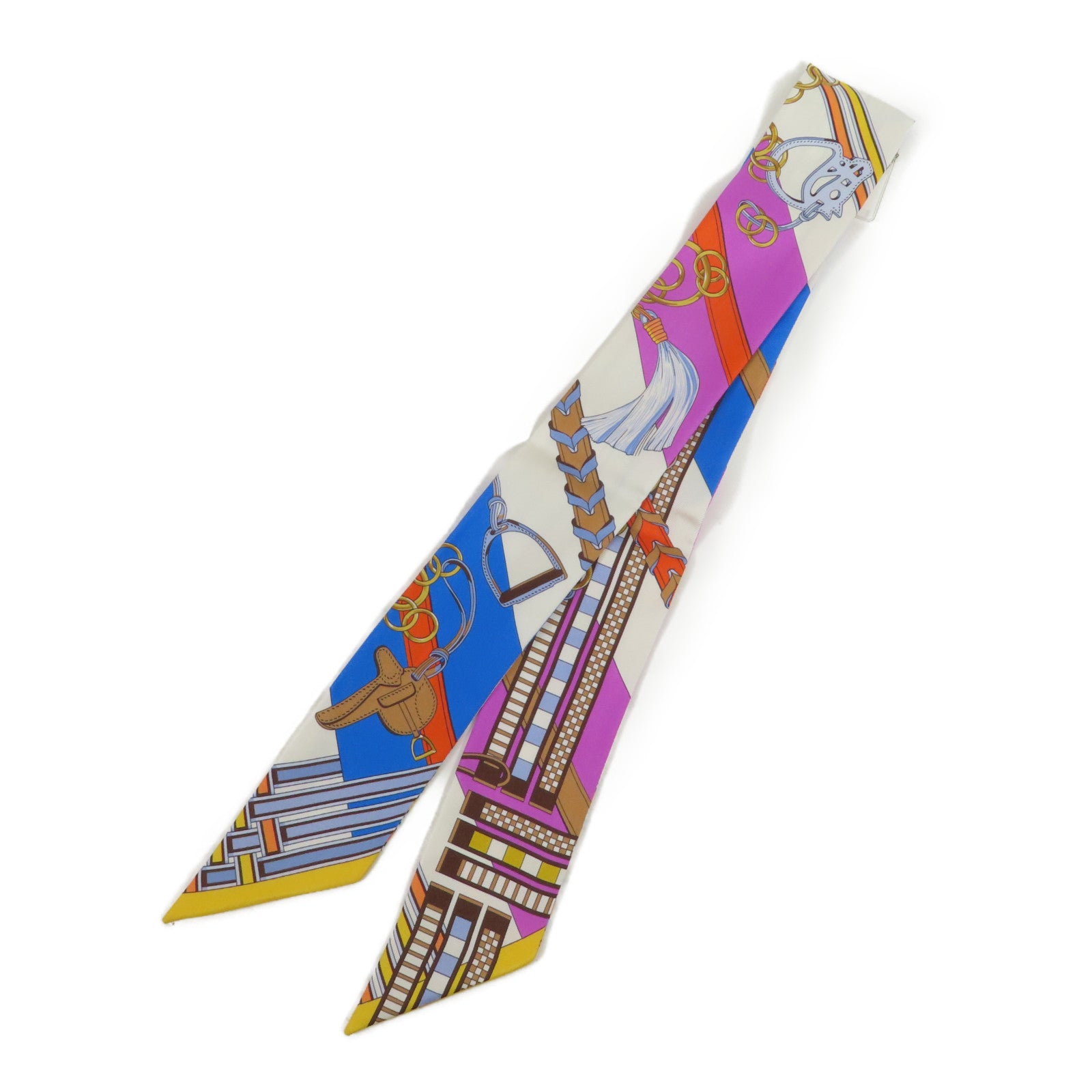 HERMES 絲質Twilly絲巾