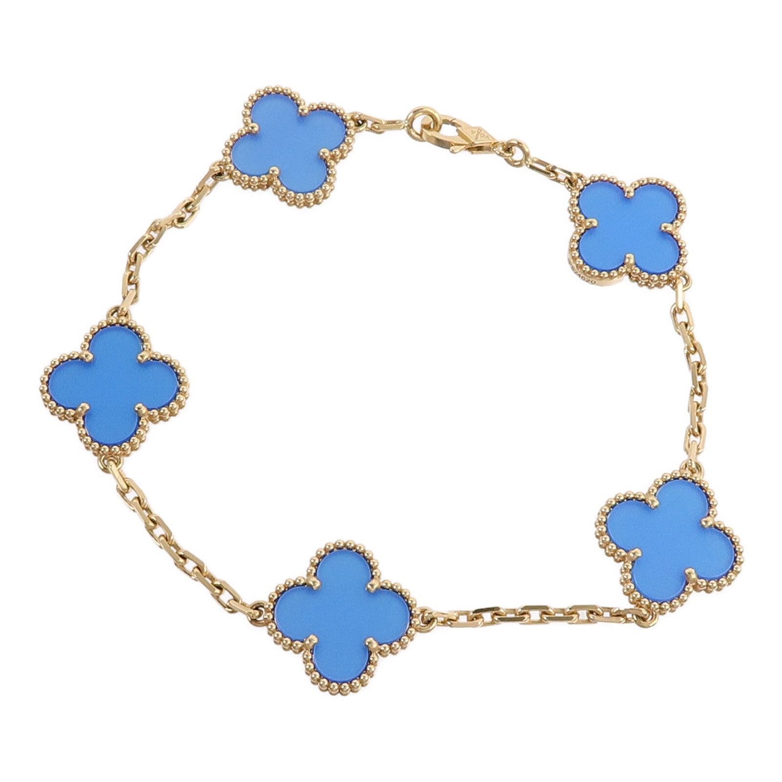 Van Cleef & Arpels 18K黃金Vintage Alhambra Bracelet手鏈