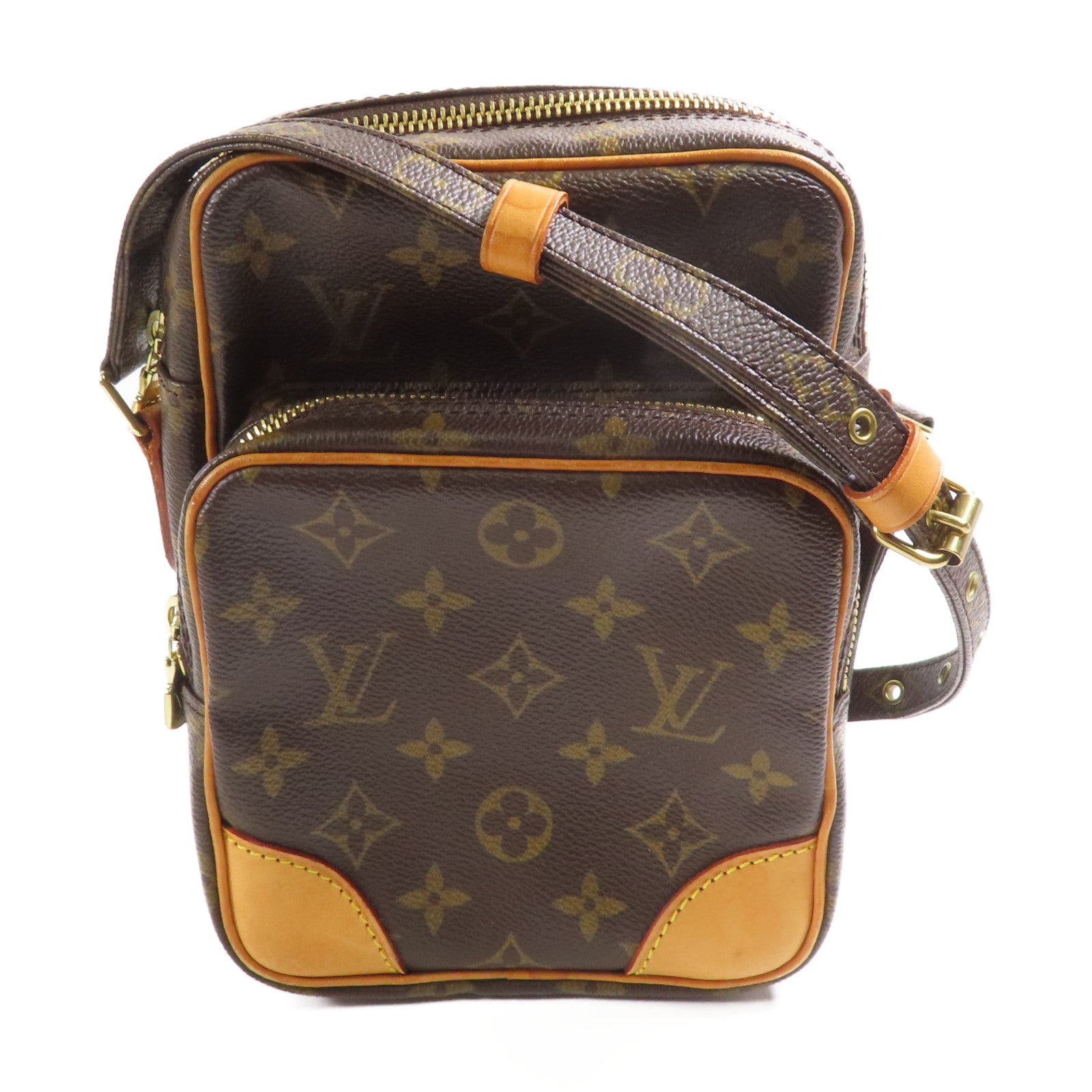 LOUIS VUITTON LV GHW Amazon Crossbody Shoulder Bag M45236 Monogram Brown