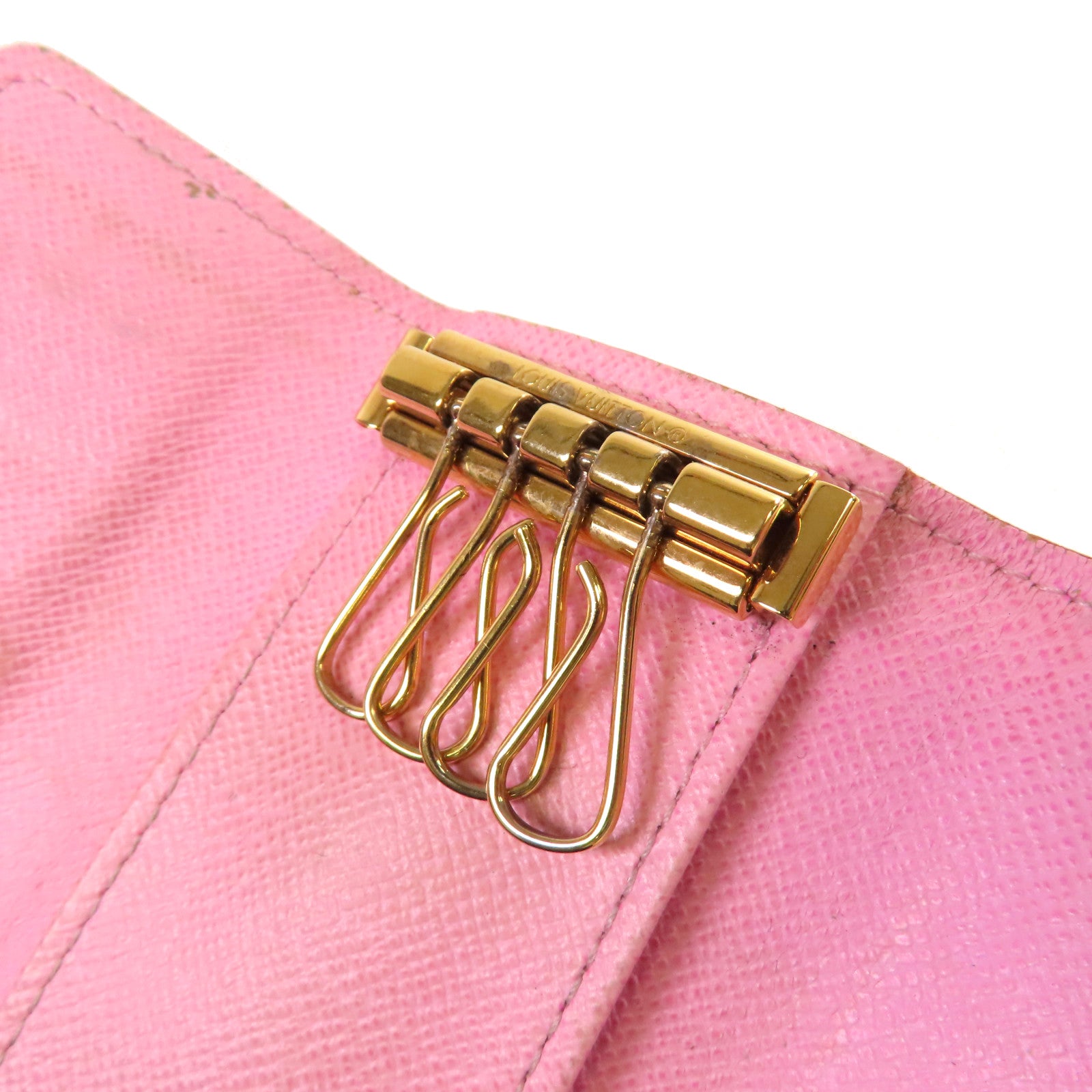 LOUIS VUITTON 【激減優惠】Monogram Multicolore Multicles 4 Key Case金扣鎖匙扣白色/彩色
