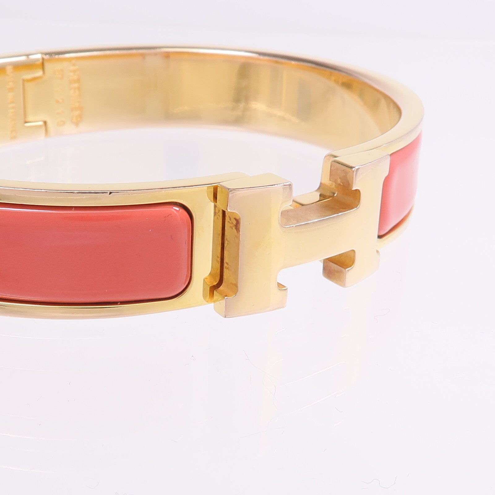 HERMES 金屬/琺瑯Clic H Bracelet手鐲