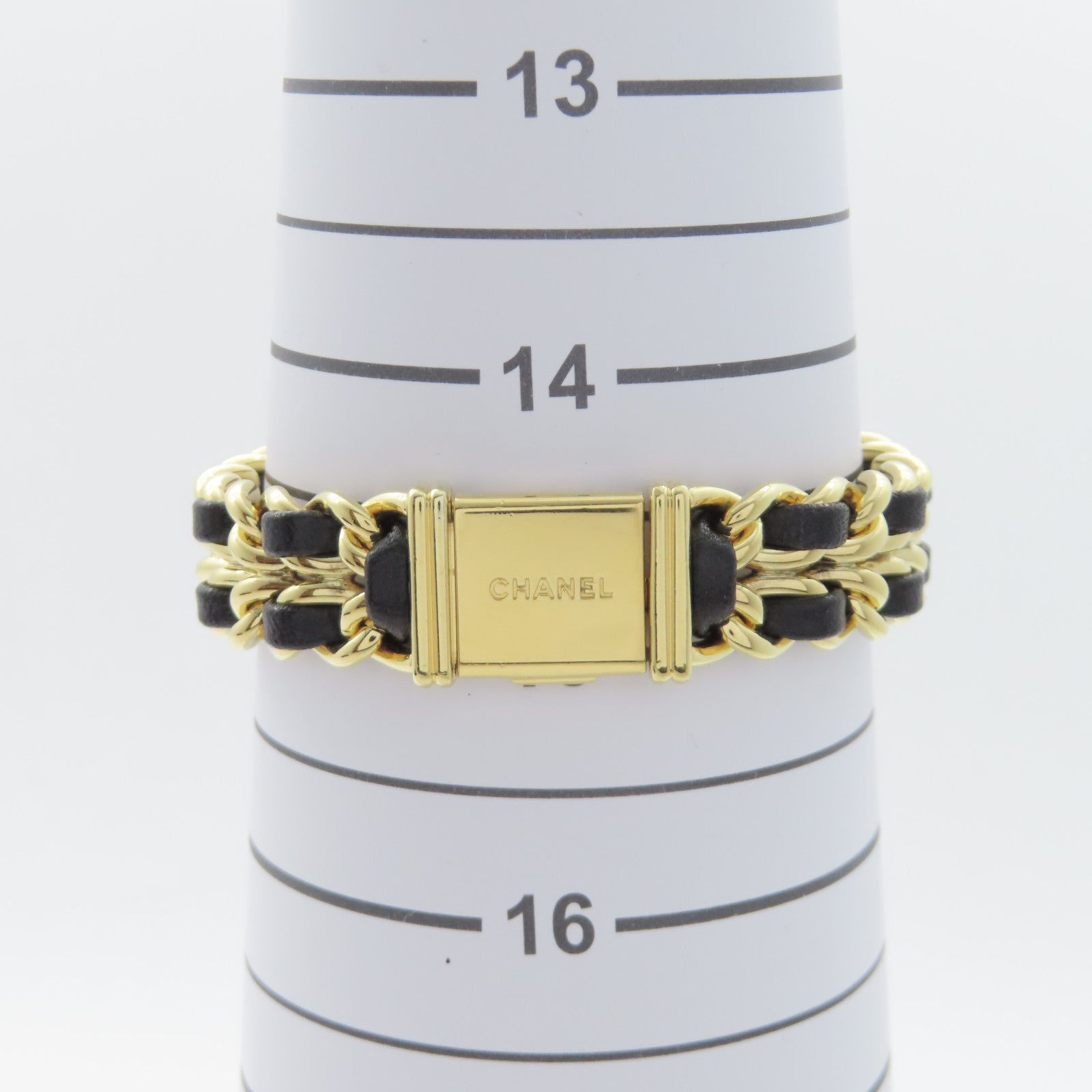 CHANEL Premiere M鍍金手錶石英機芯黑色