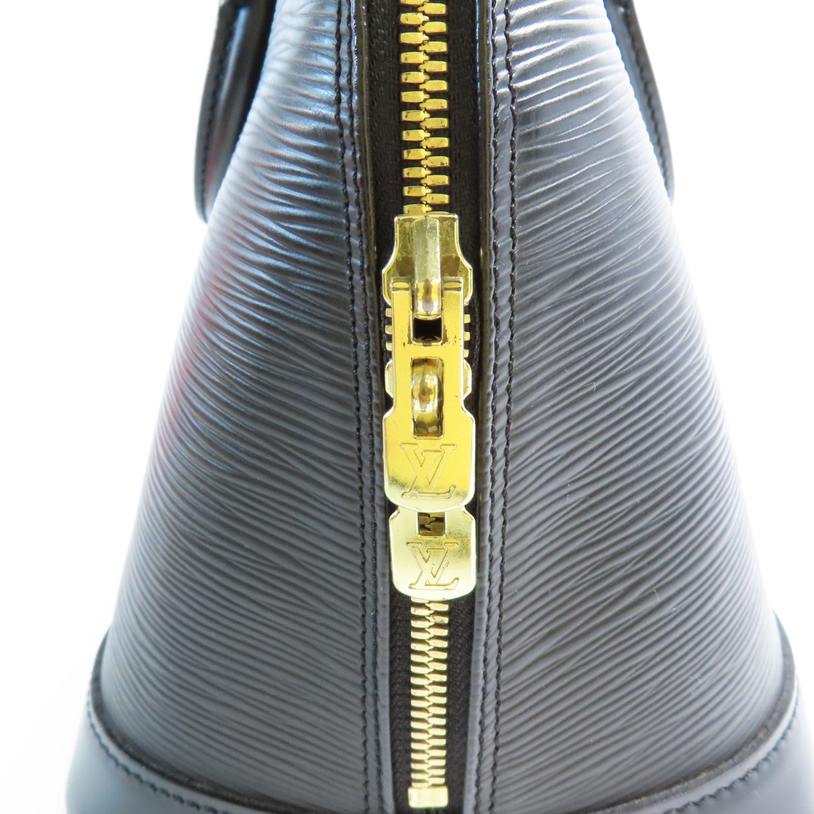 LOUIS VUITTON Epi Alma PM金扣手挽袋