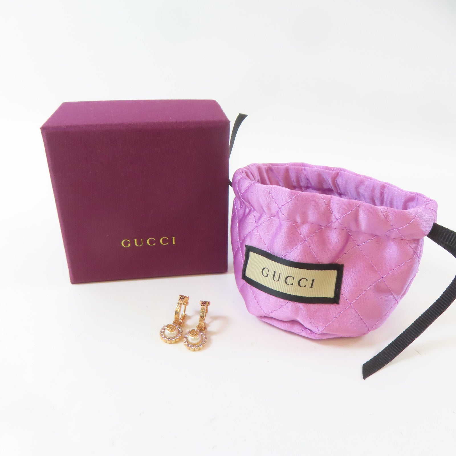 GUCCI 金屬Earrings耳環金色