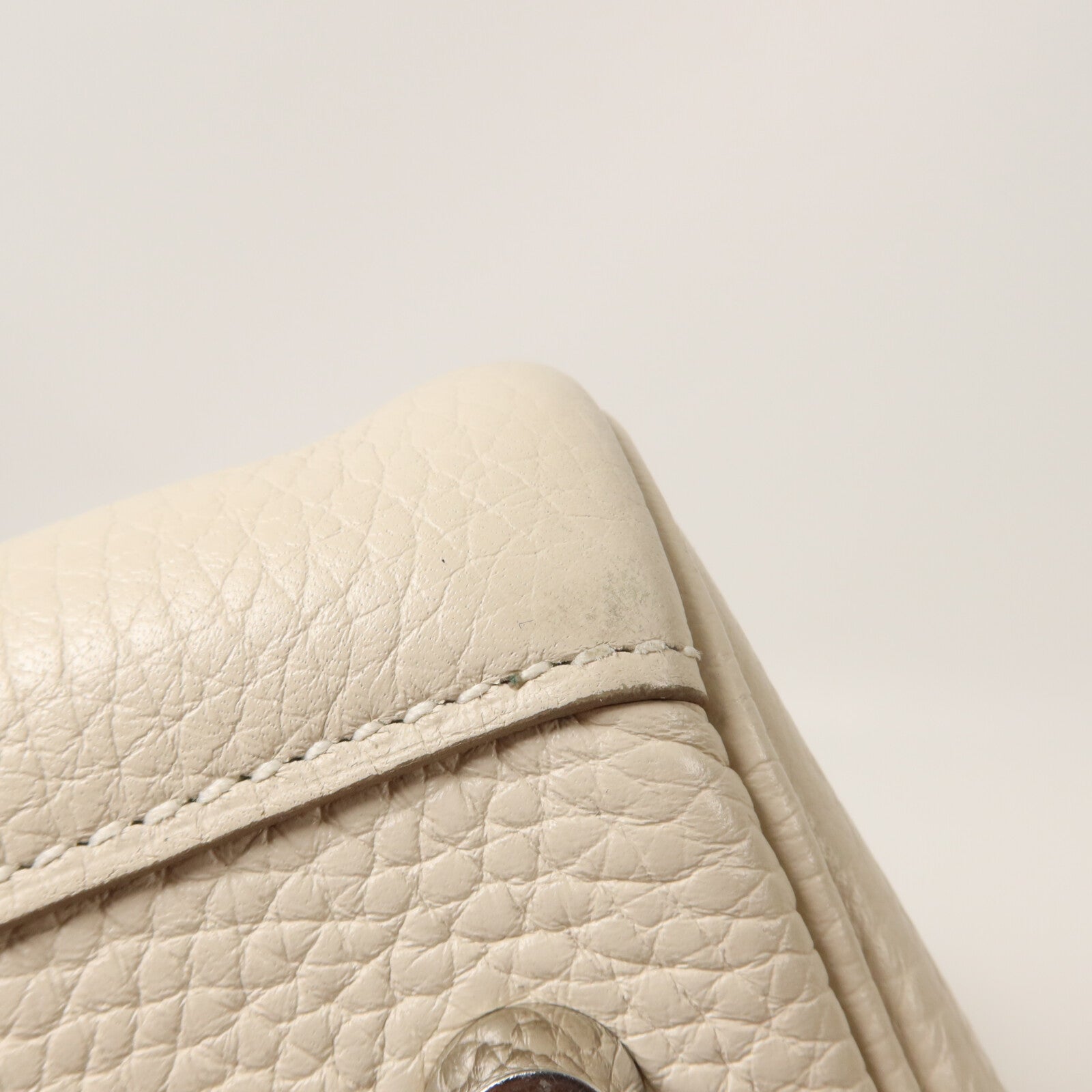 HERMES Clemence皮革Lindy 26手挽肩背兩用袋Beton