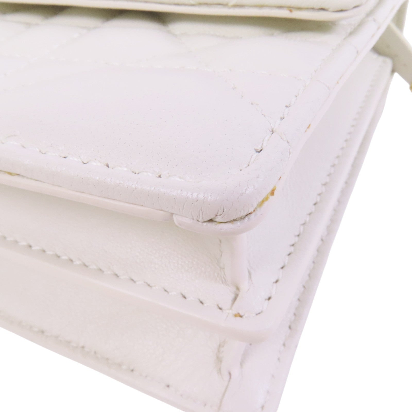 Dior 羊皮皮革Miss Caro金扣鏈帶肩背袋