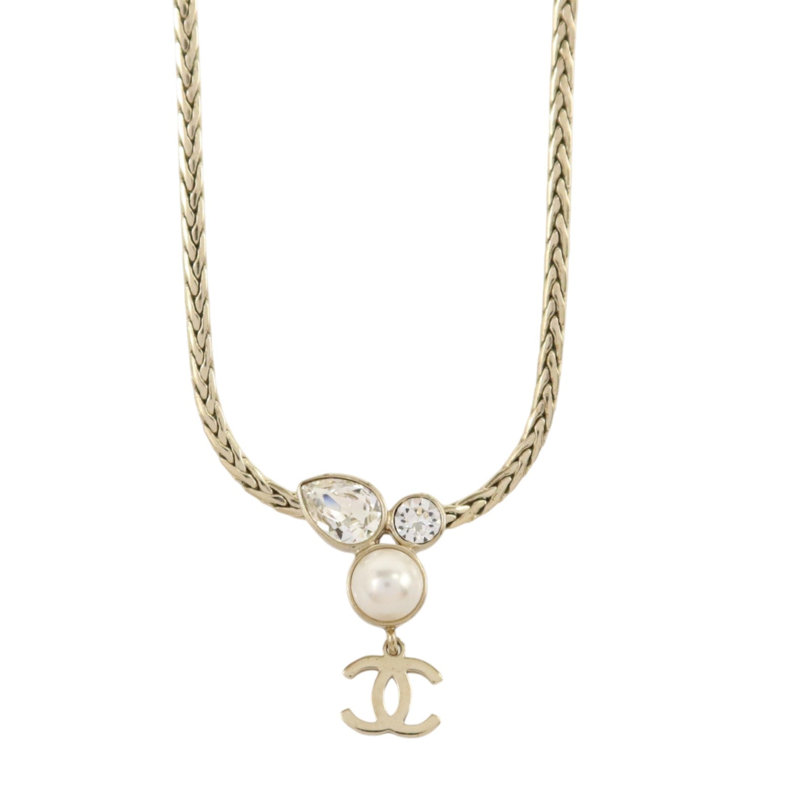 CHANEL 金屬/PVC Necklace項鏈