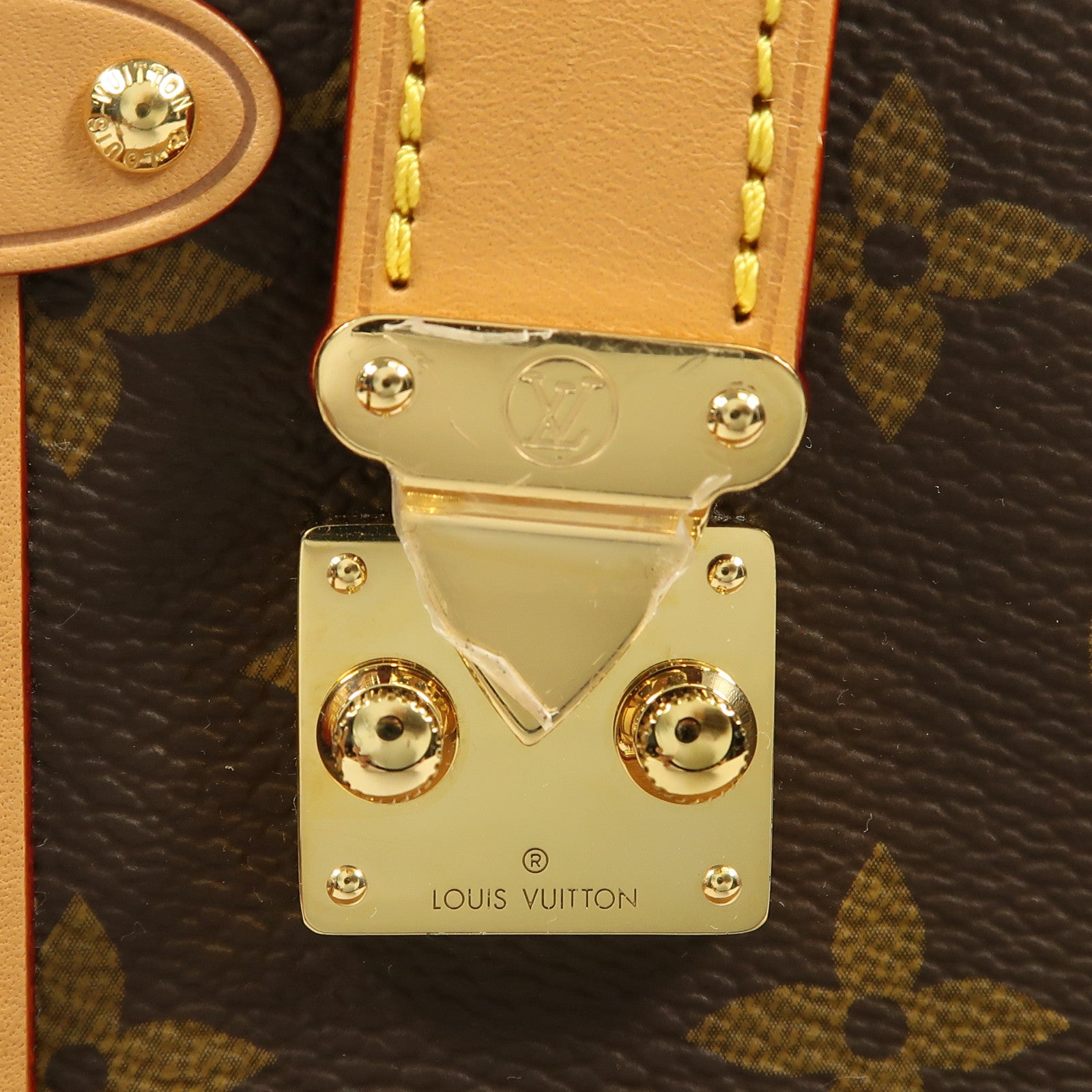 LOUIS VUITTON LV GHW Side Trunk 2way Shoulder Bag M46358 Monogram Brown