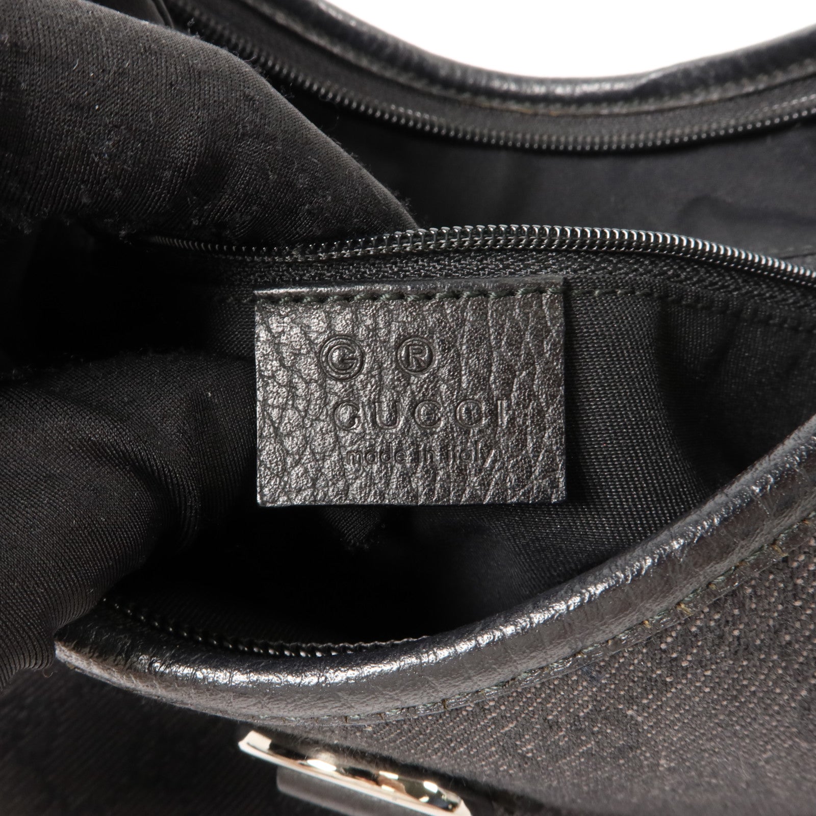 GUCCI 帆布Abbey GG肩背袋