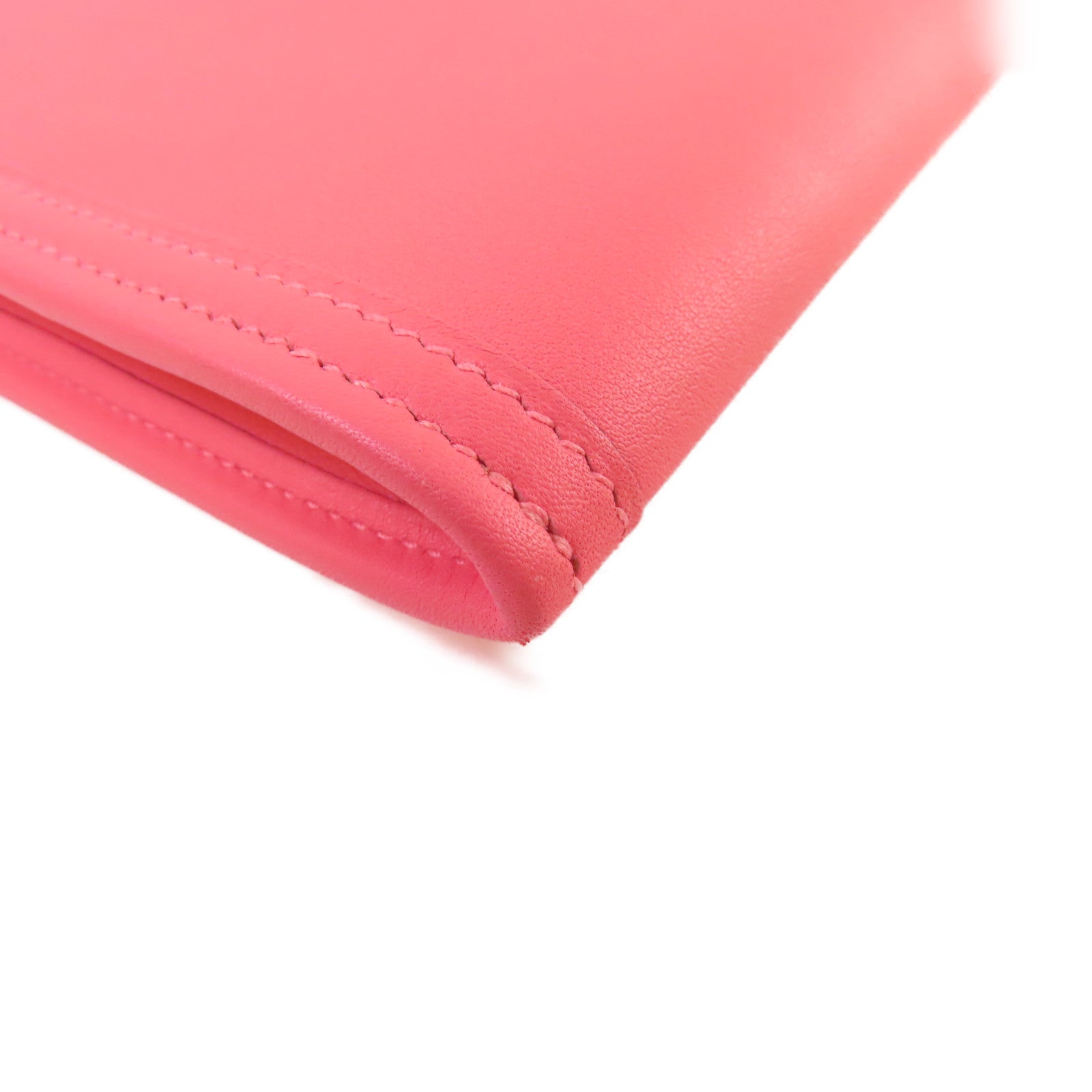HERMES 【激減優惠】Swift皮革Jige Clutch手拿包Rose Confetti玫瑰糖果色