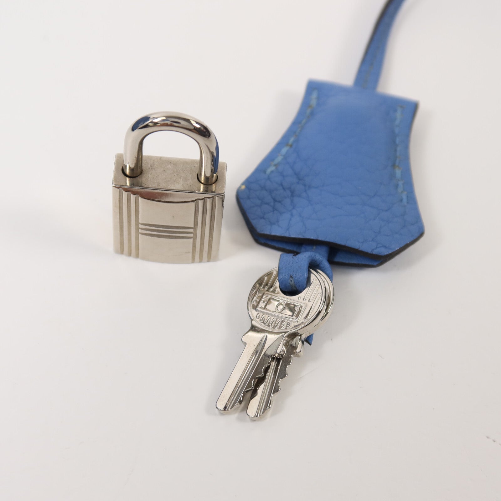 HERMES Clemence皮革Bolide 31手挽肩背兩用袋Bleu Paradise