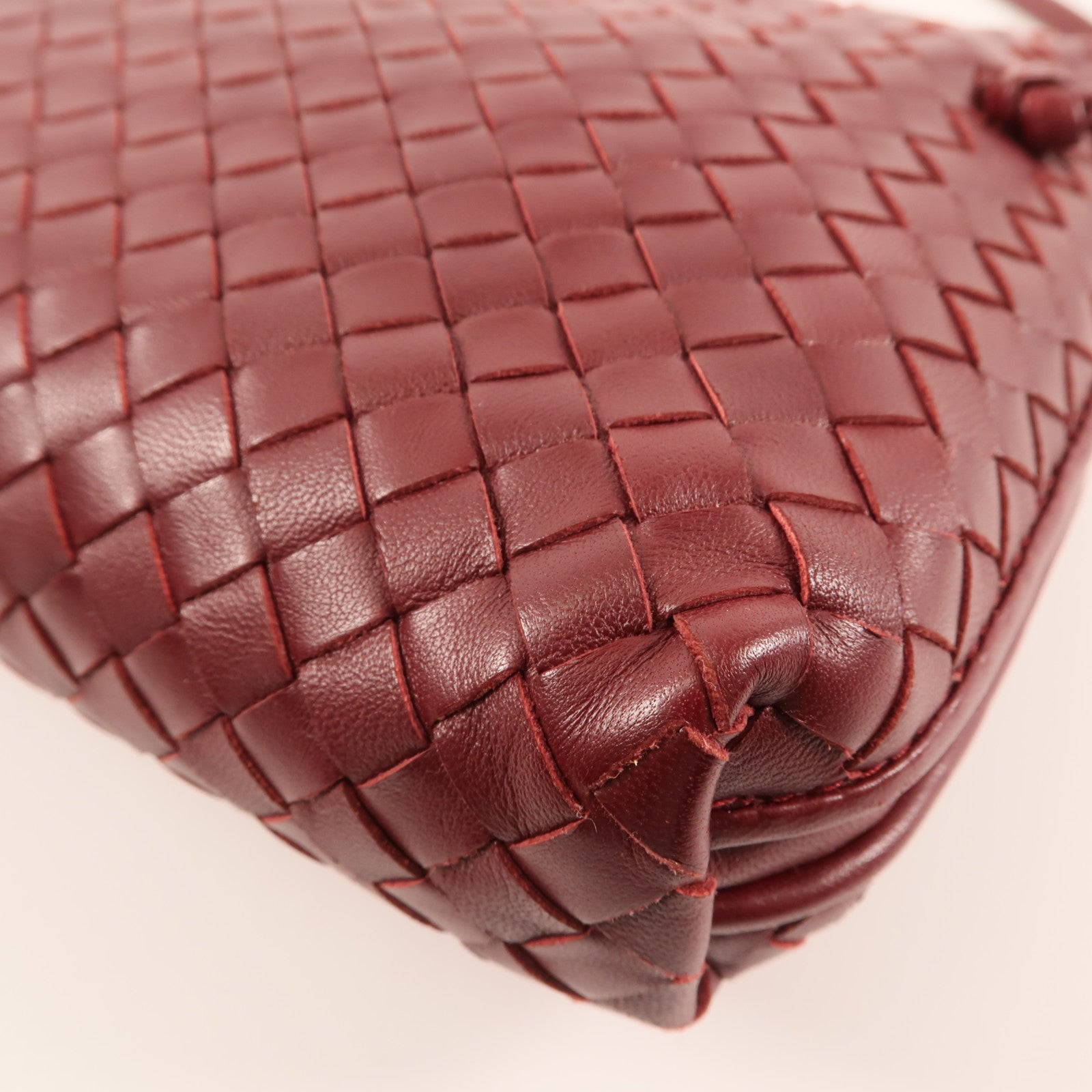 BOTTEGA VENETA 羊皮皮革Shoulder Bag銀扣肩背袋