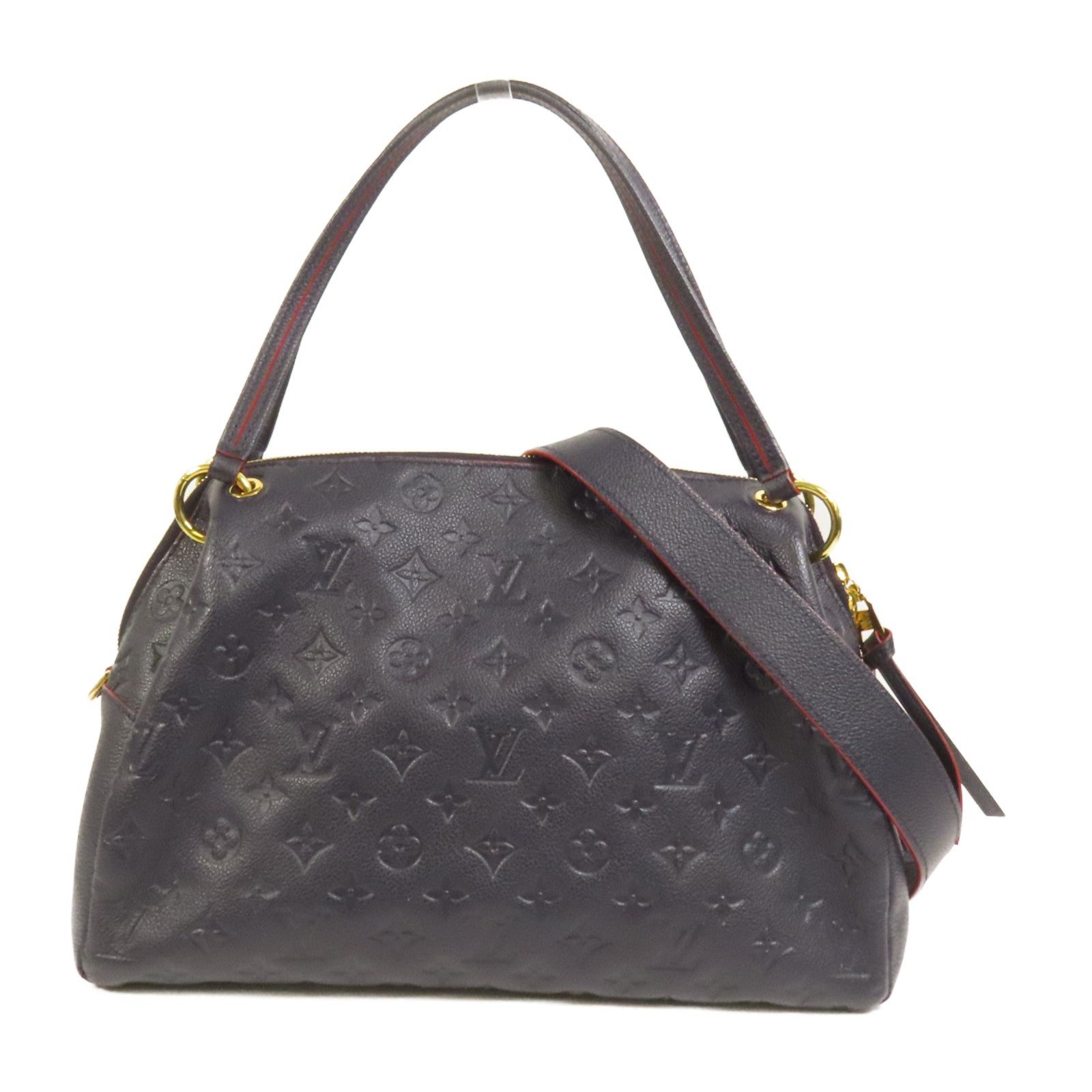 LOUIS VUITTON Monogram Empreinte Ponthieu PM金扣手挽肩背兩用袋
