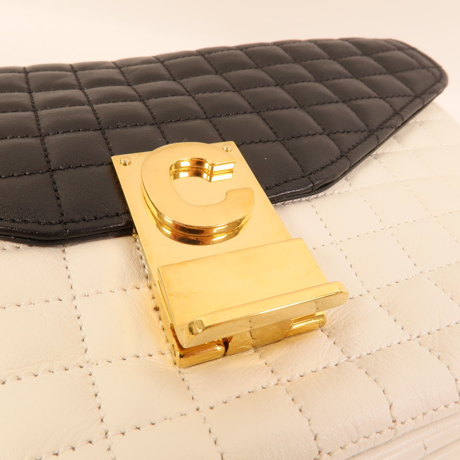 CELINE 牛皮皮革C Bag肩背袋