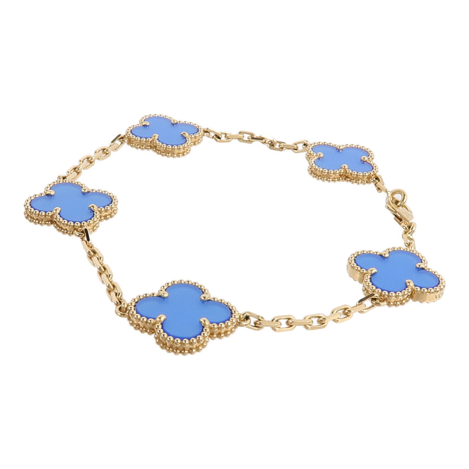 Van Cleef & Arpels 18K黃金Vintage Alhambra Bracelet手鏈