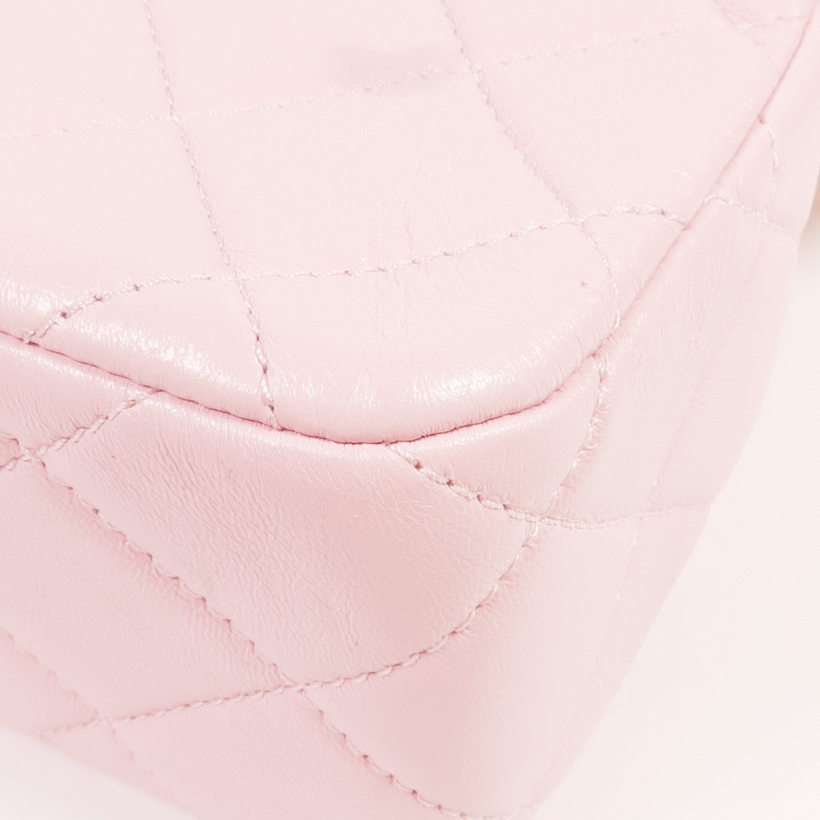 CHANEL 羊皮皮革Chain Shoulder金扣鏈帶肩背袋