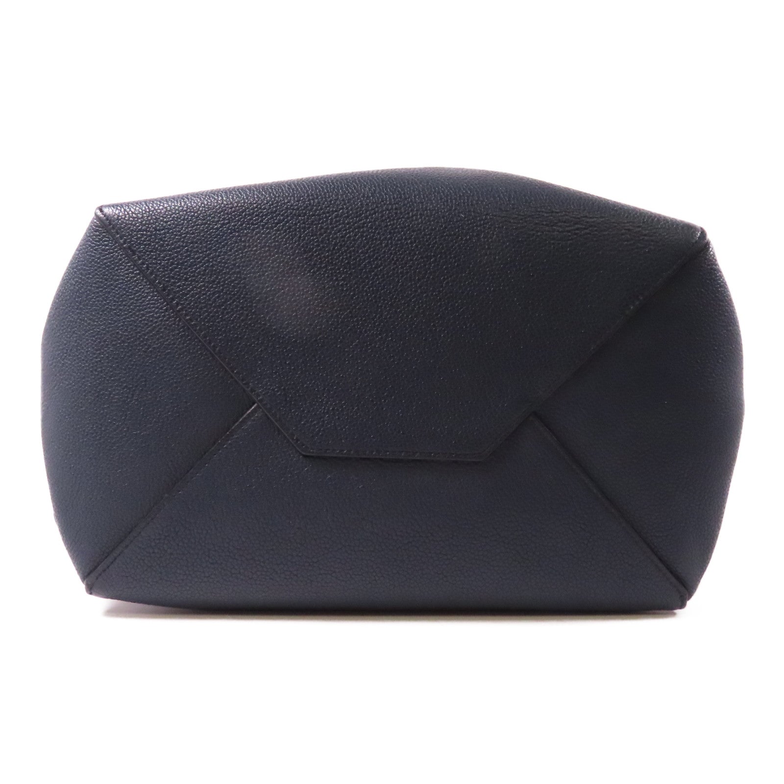 CELINE 牛皮皮革Cabas Phantom手挽袋深藍色