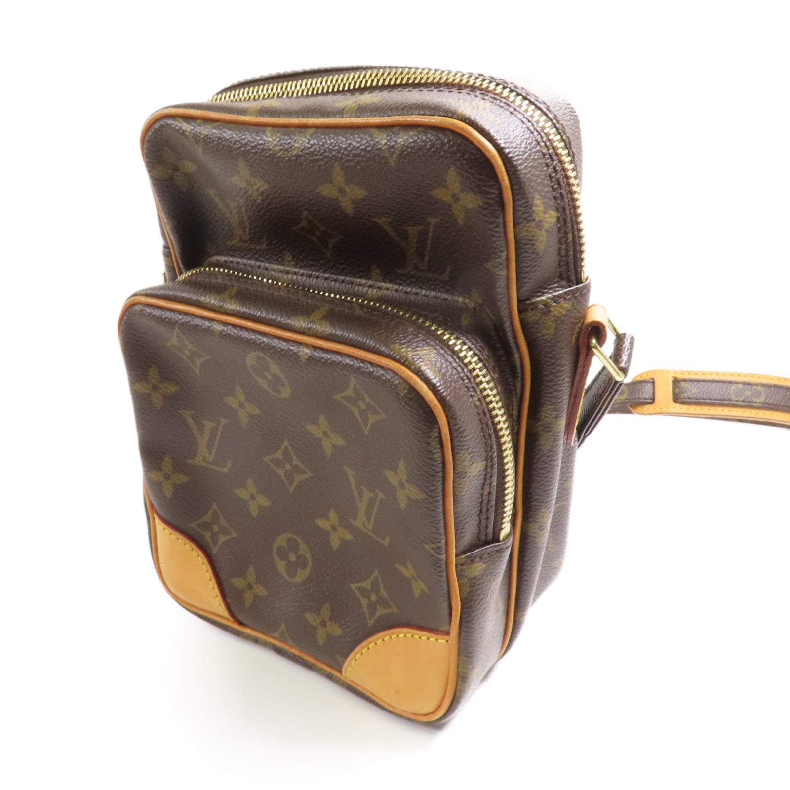 LOUIS VUITTON LV GHW Amazon Crossbody Shoulder Bag M45236 Monogram Brown