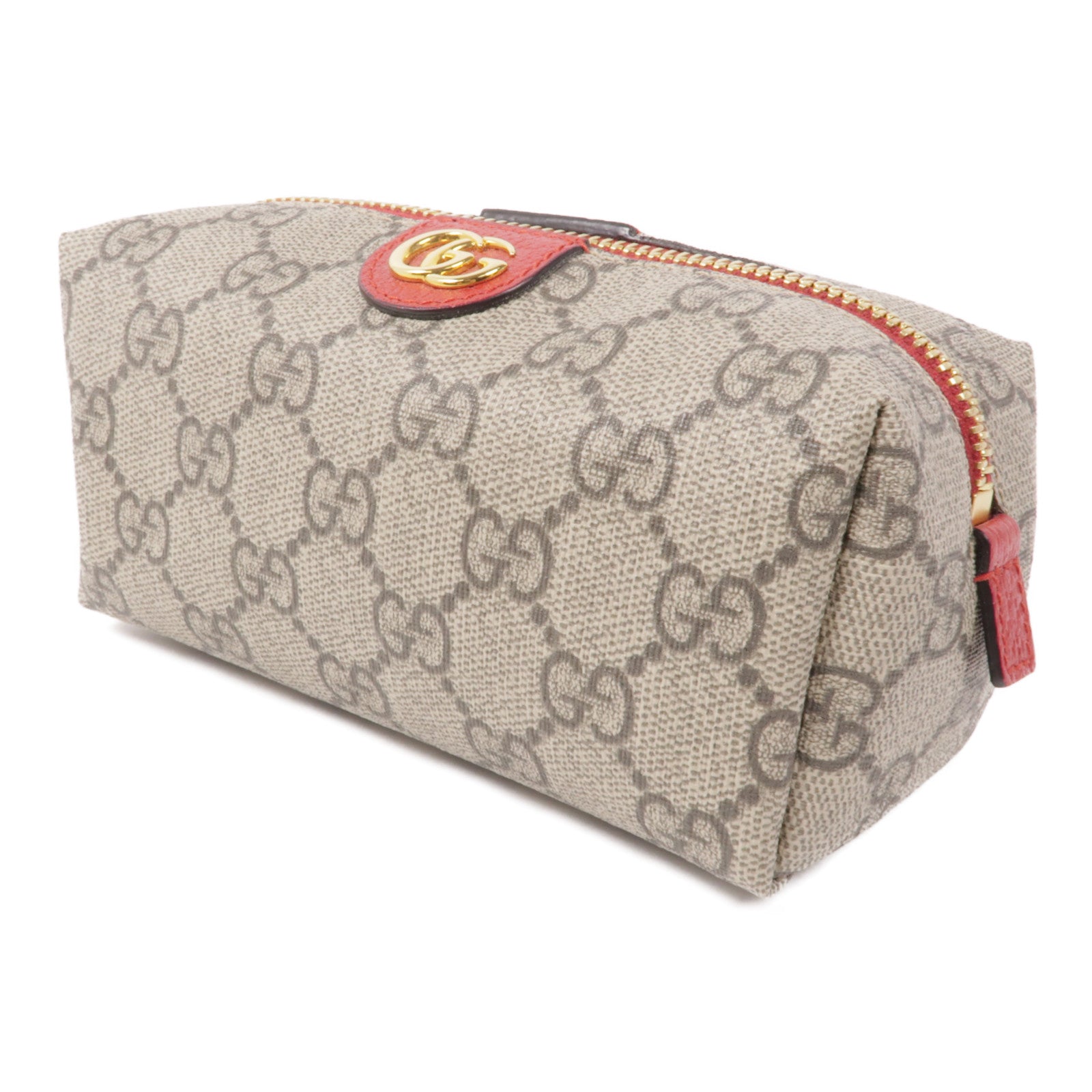 GUCCI 塗層帆布Ophidia GG Cosmetic Bag金扣手拿包