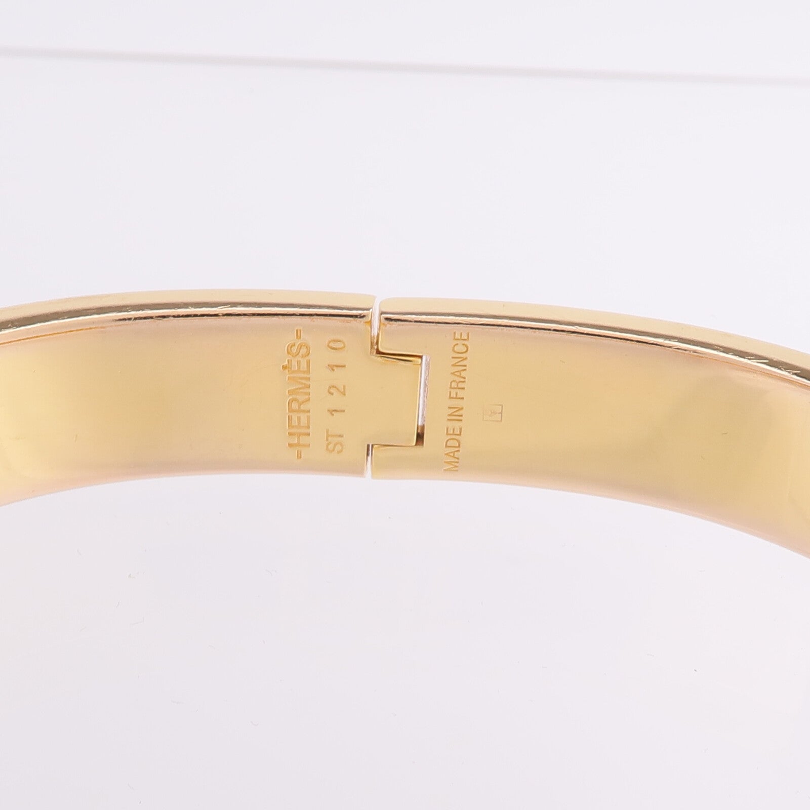 HERMES 金屬/琺瑯Clic H Bracelet手鐲