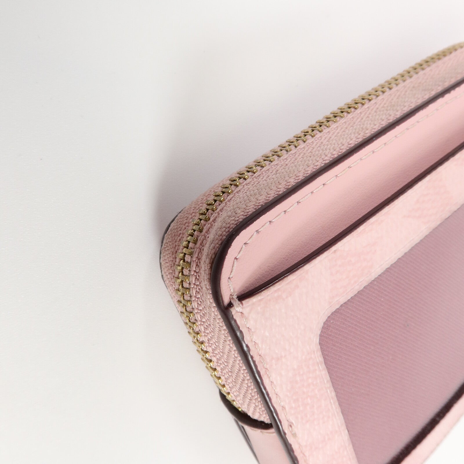 COACH 塗層帆布Zip Card Case卡片套