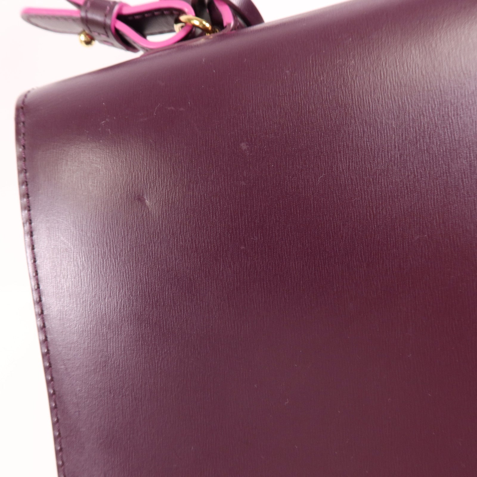 Delvaux 牛皮皮革Brillant MM金扣手挽肩背兩用袋