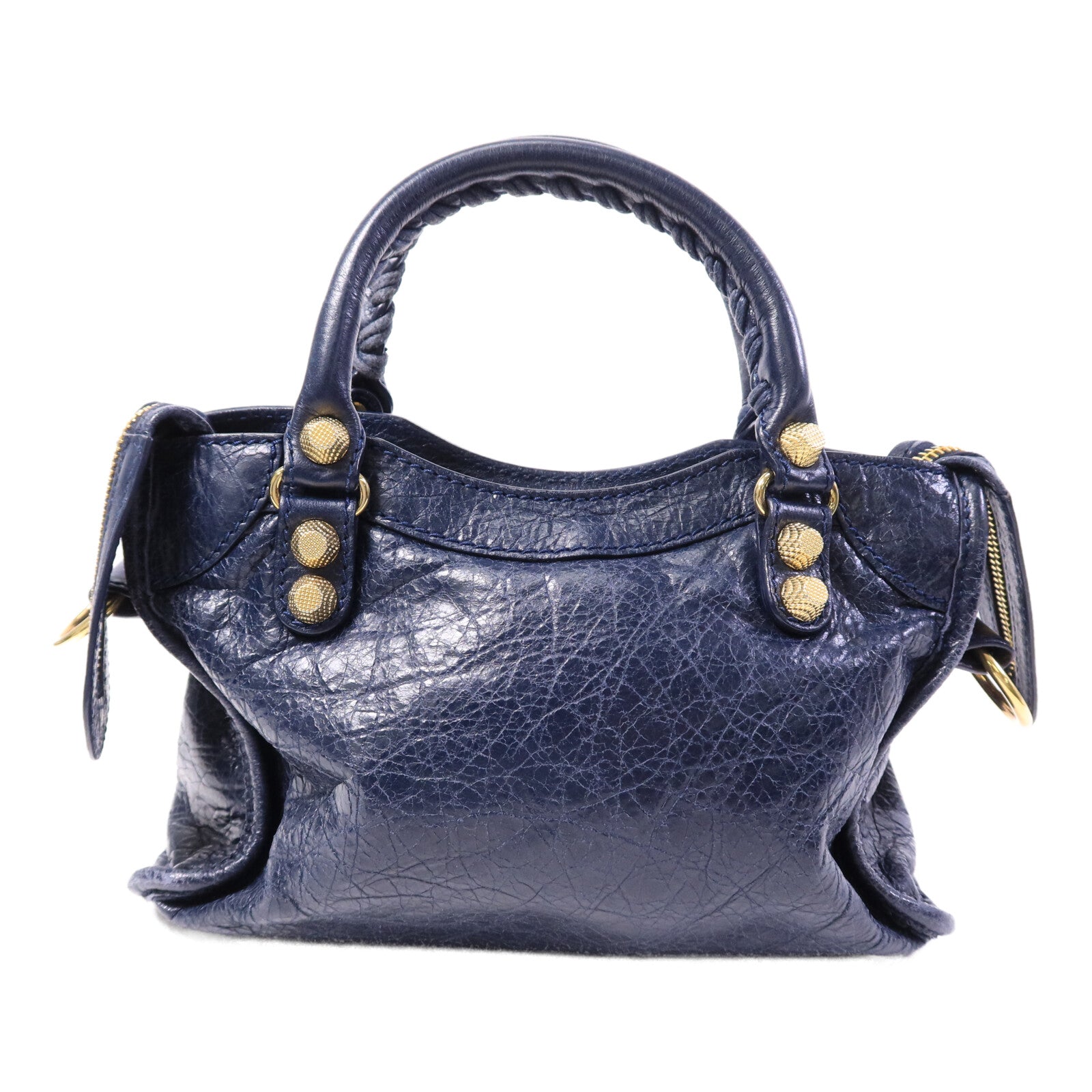 BALENCIAGA 牛皮皮革Mini City手挽肩背兩用袋