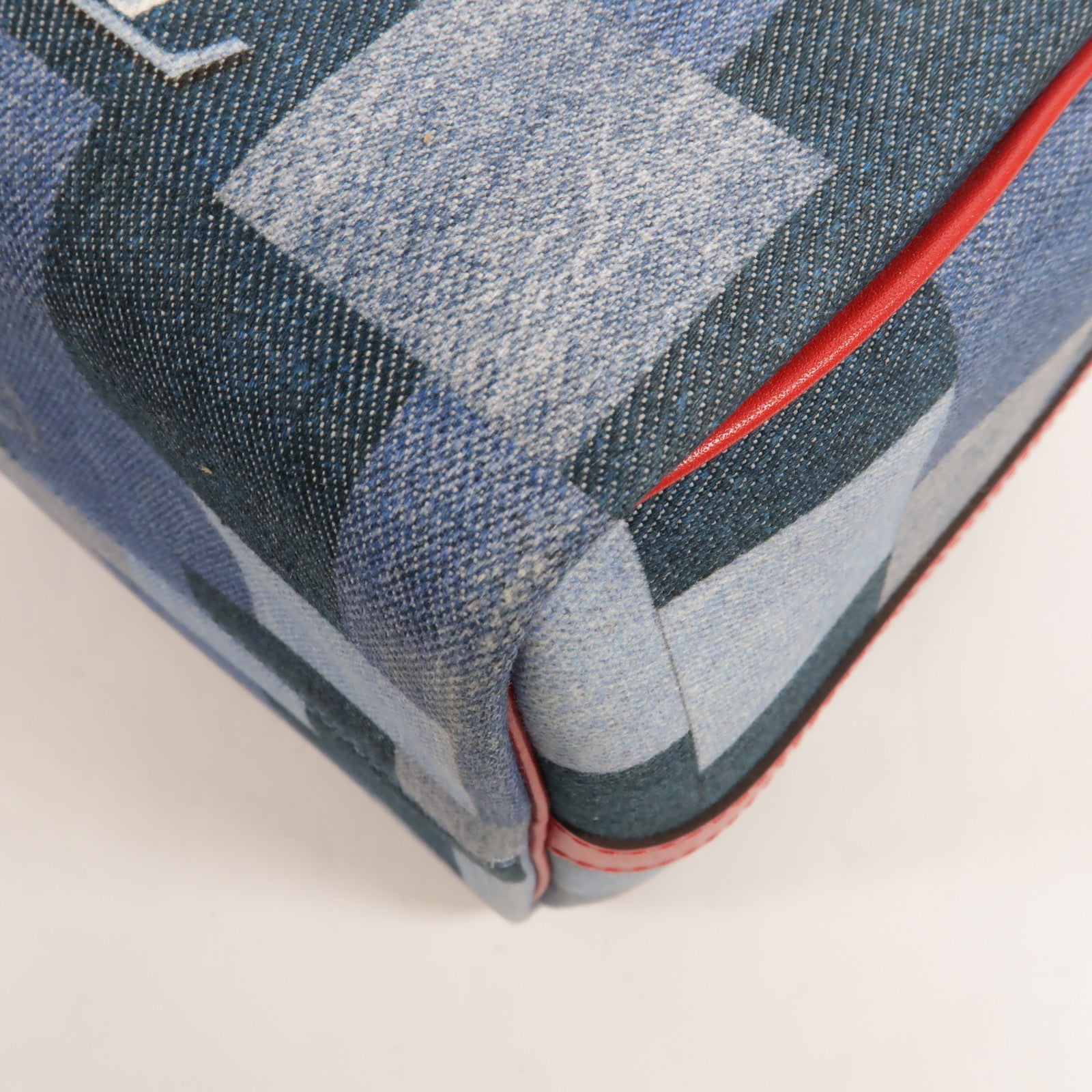 LOUIS VUITTON Monogram Denim Speedy Bandouliere 30手挽肩背兩用袋