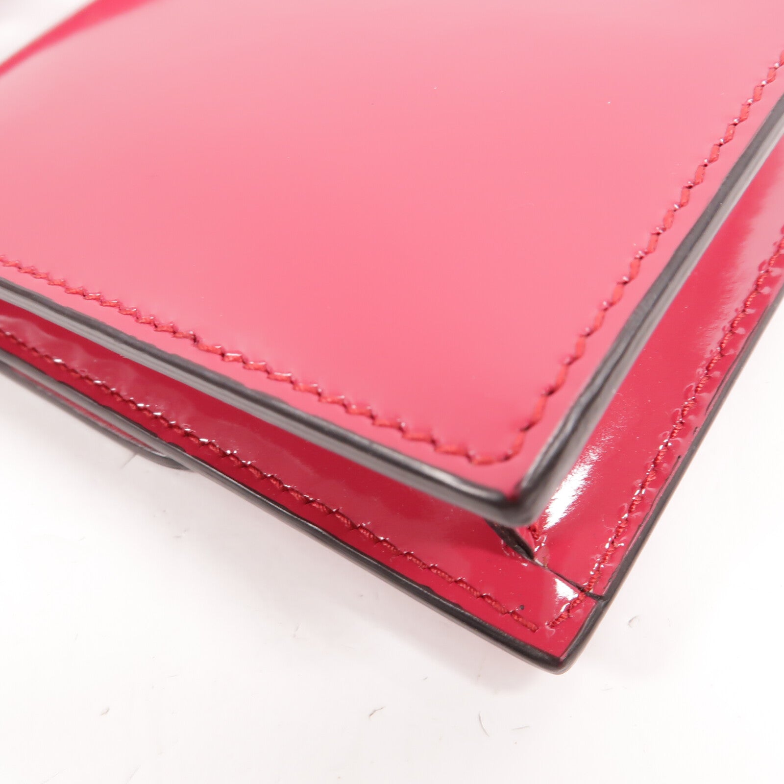 GUCCI 漆皮皮革Wallet On Chain肩背袋